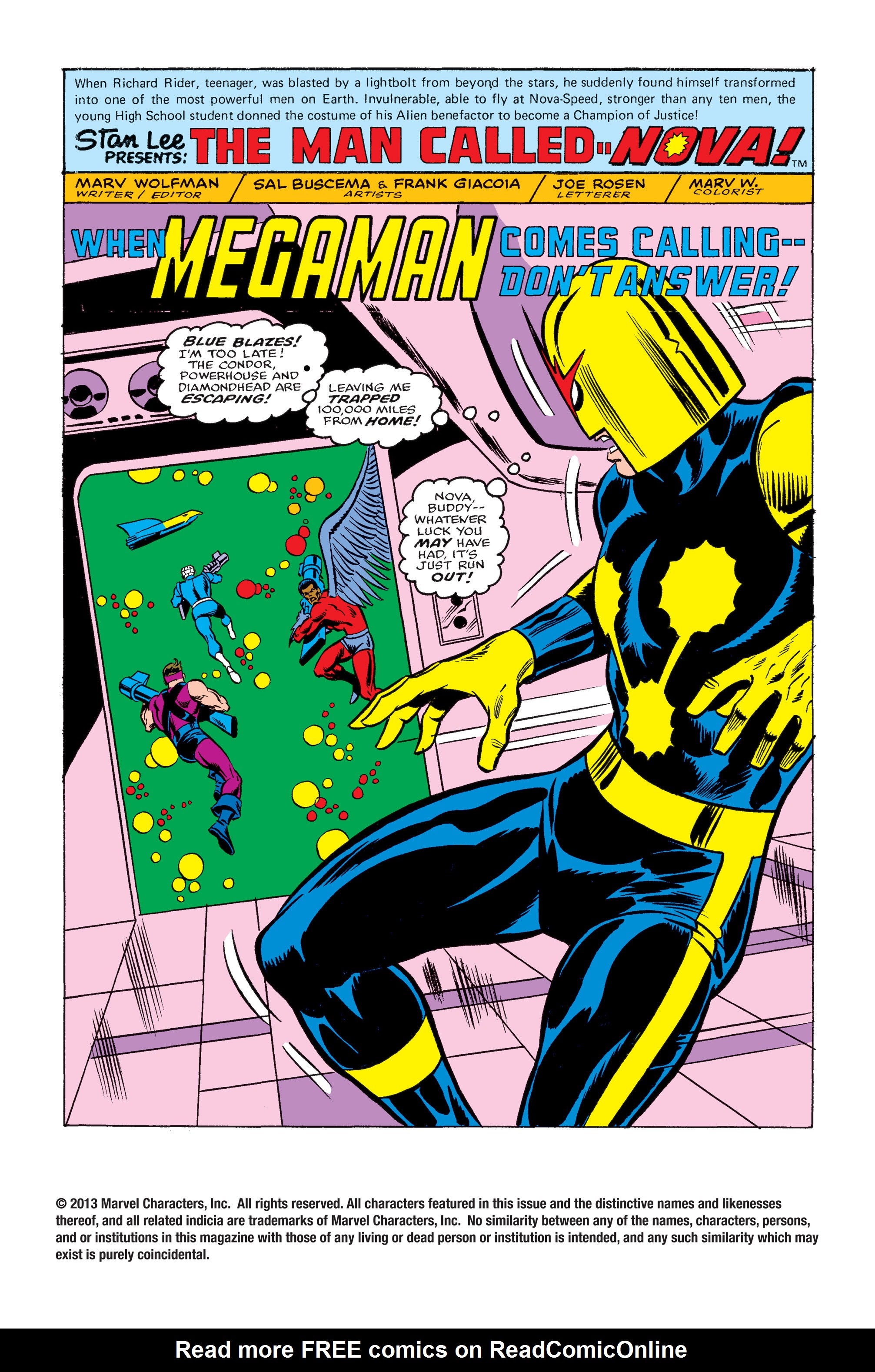 Read online Nova (1976) comic -  Issue #8 - 2