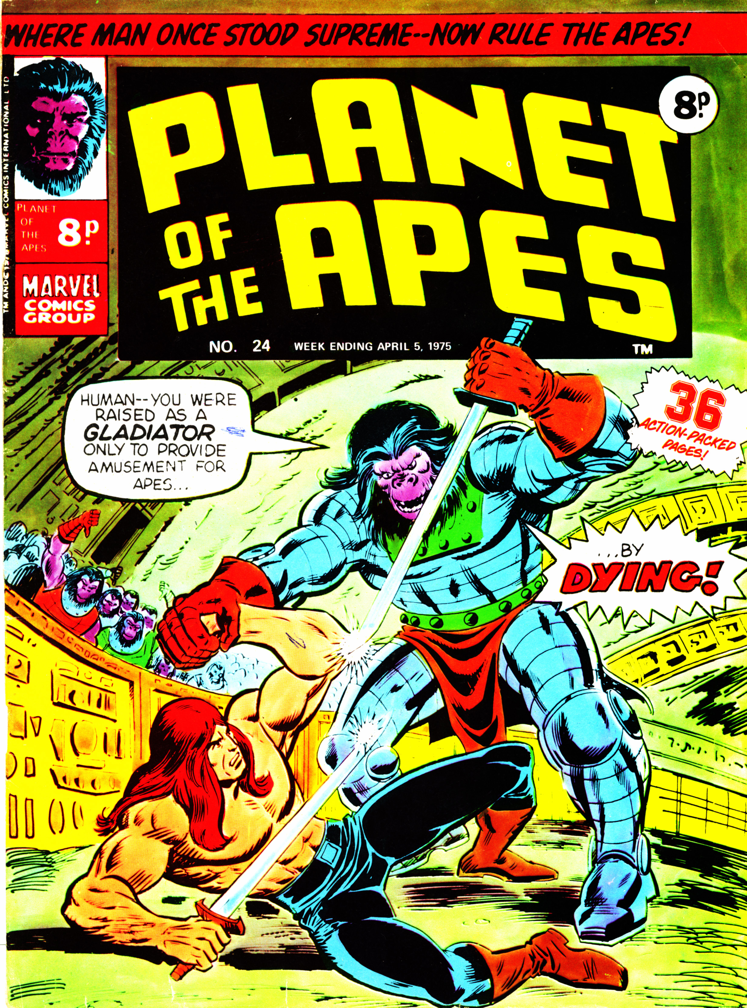 Read online Planet of the Apes (1974) comic -  Issue #24 - 1