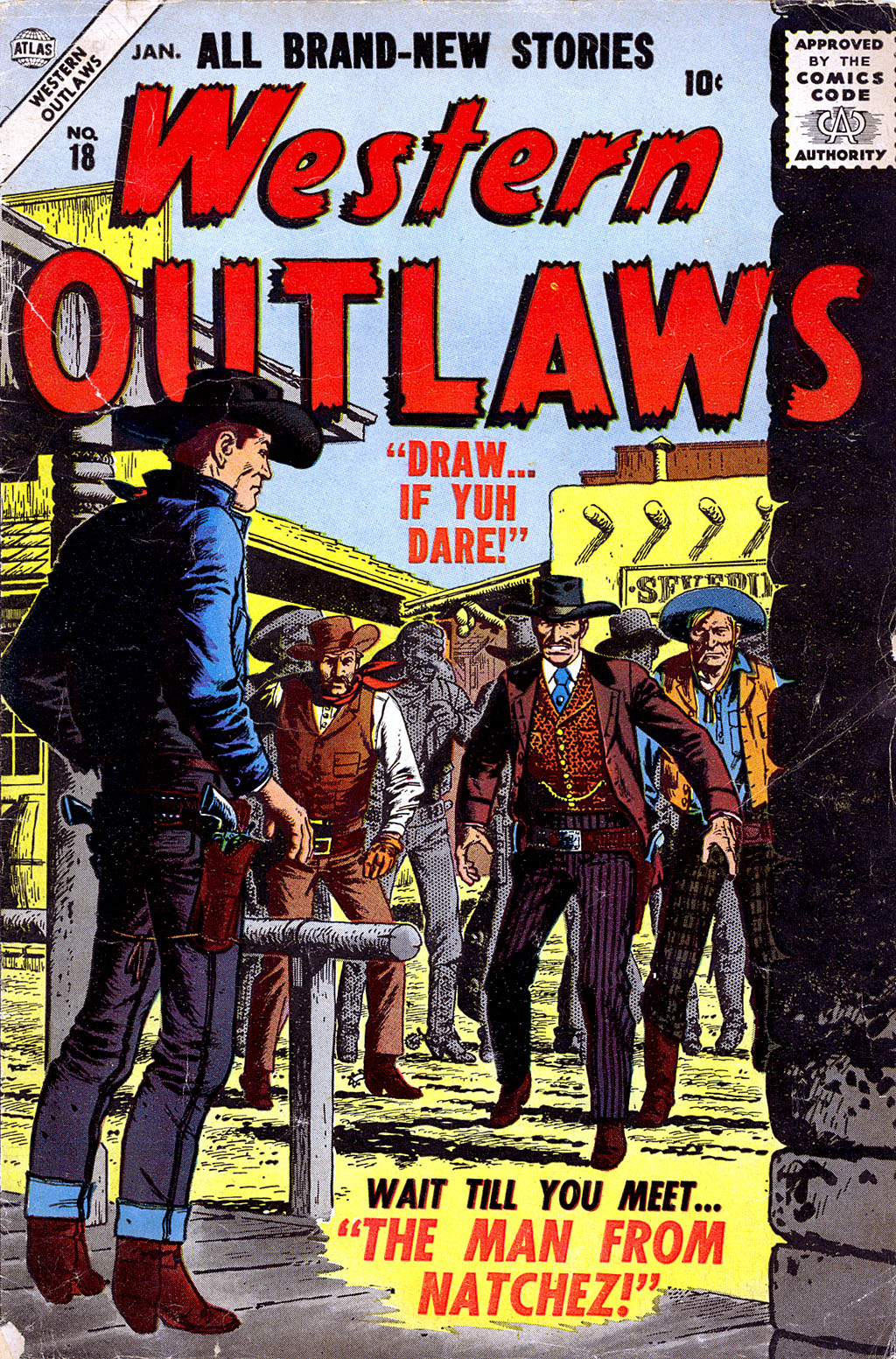 Read online Western Outlaws (1954) comic -  Issue #18 - 1