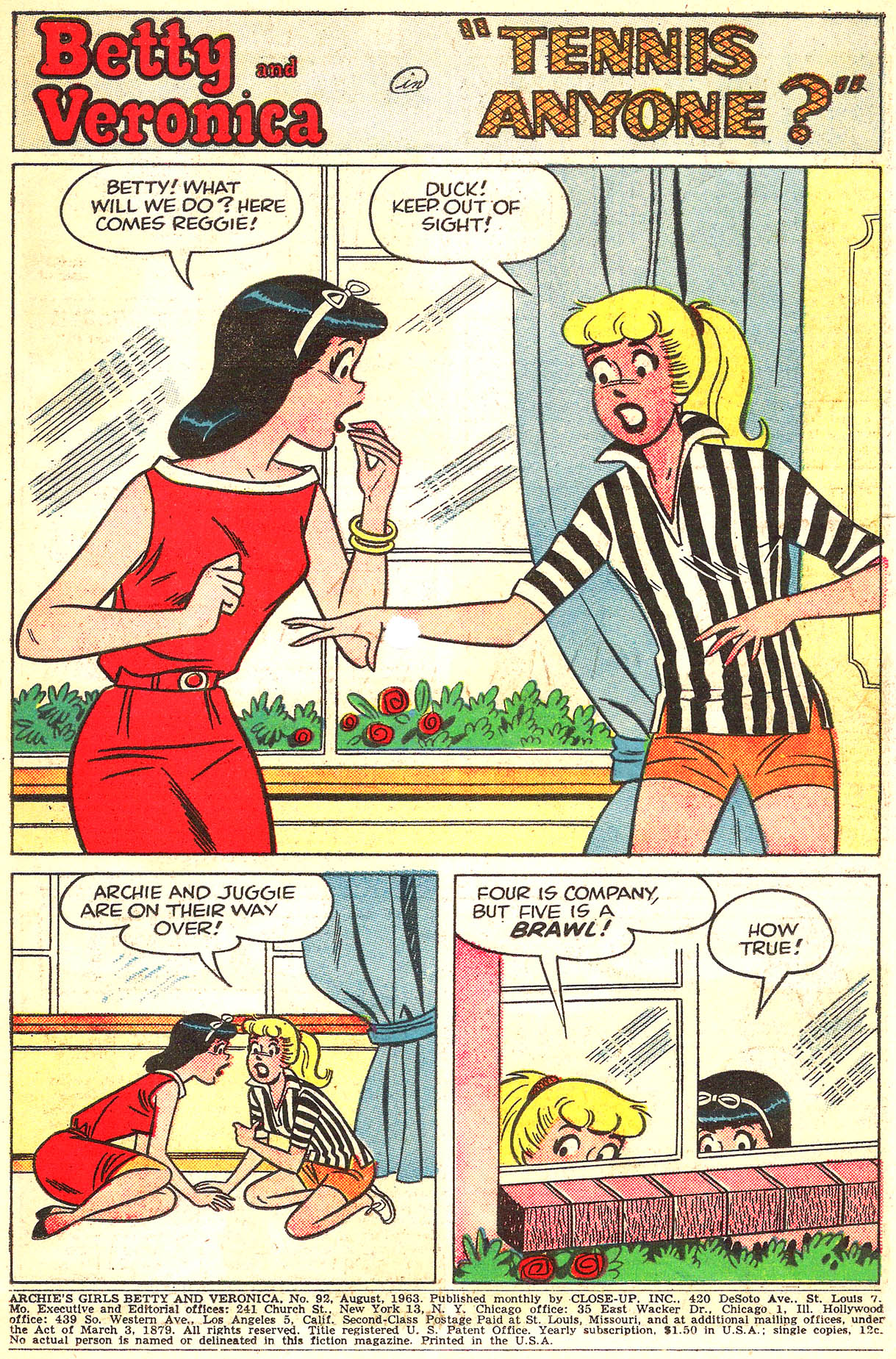 Read online Archie's Girls Betty and Veronica comic -  Issue #92 - 3