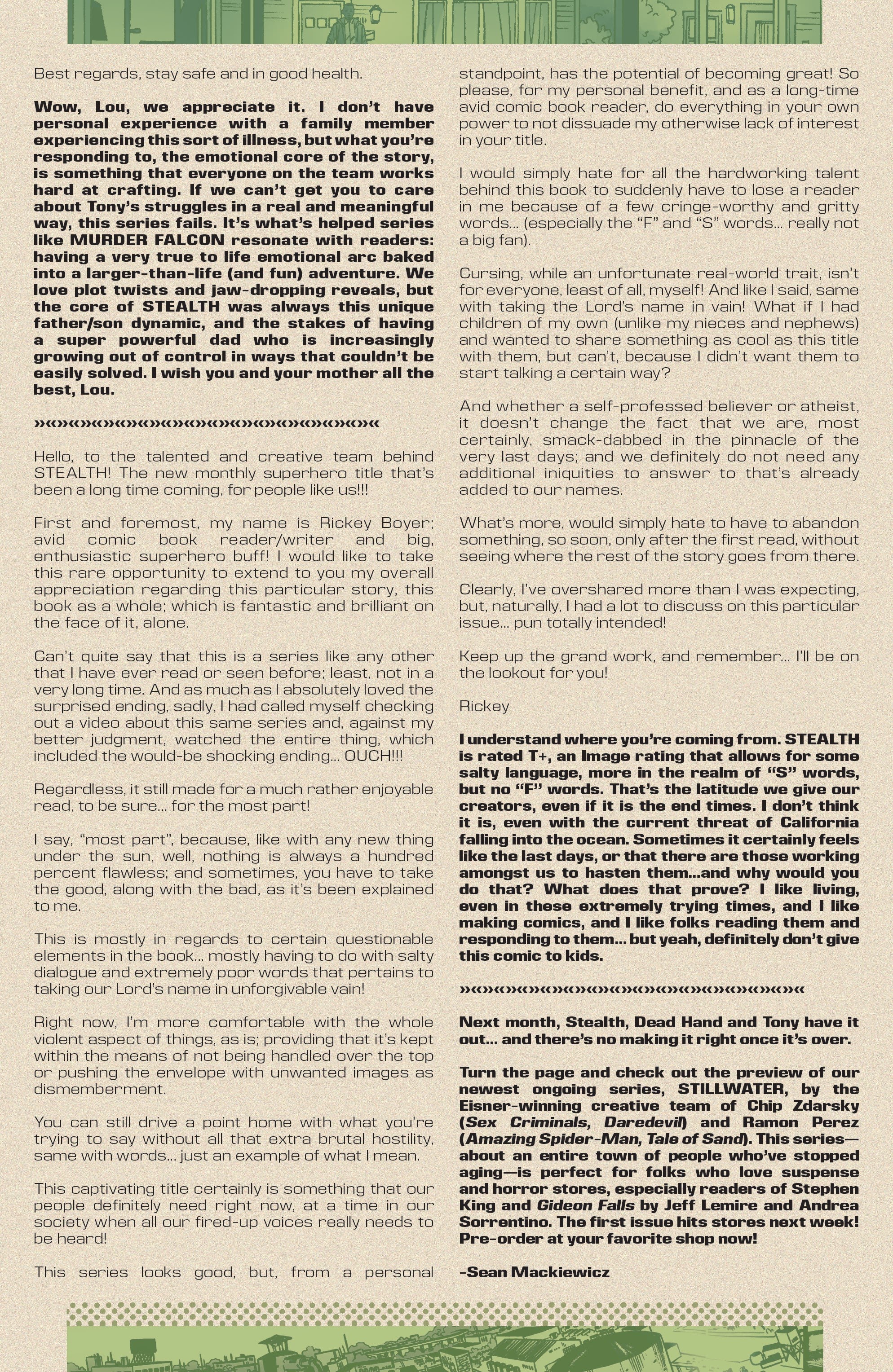 Read online Stealth comic -  Issue #5 - 23