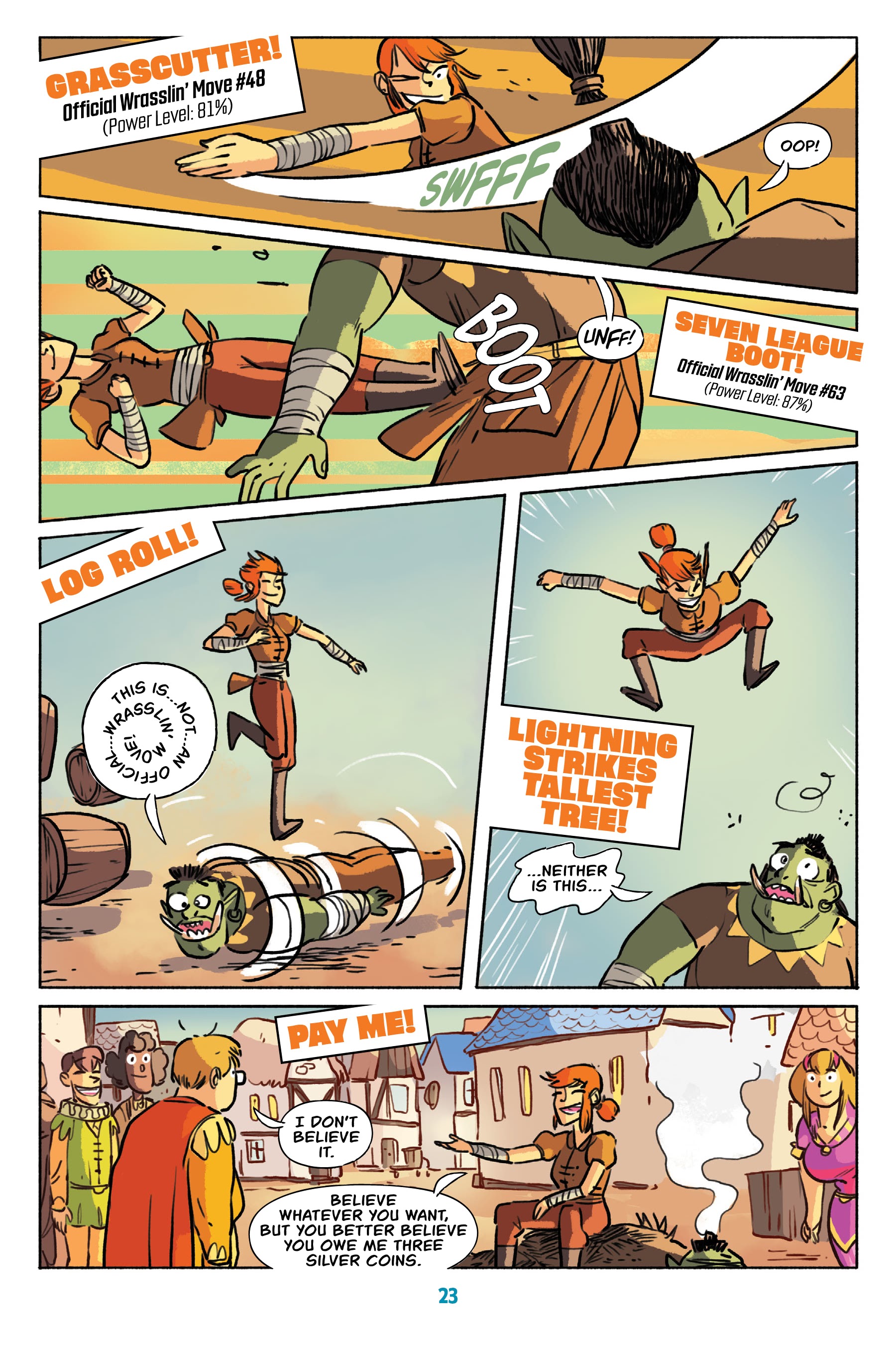 Read online Wrassle Castle comic -  Issue #1 - 22