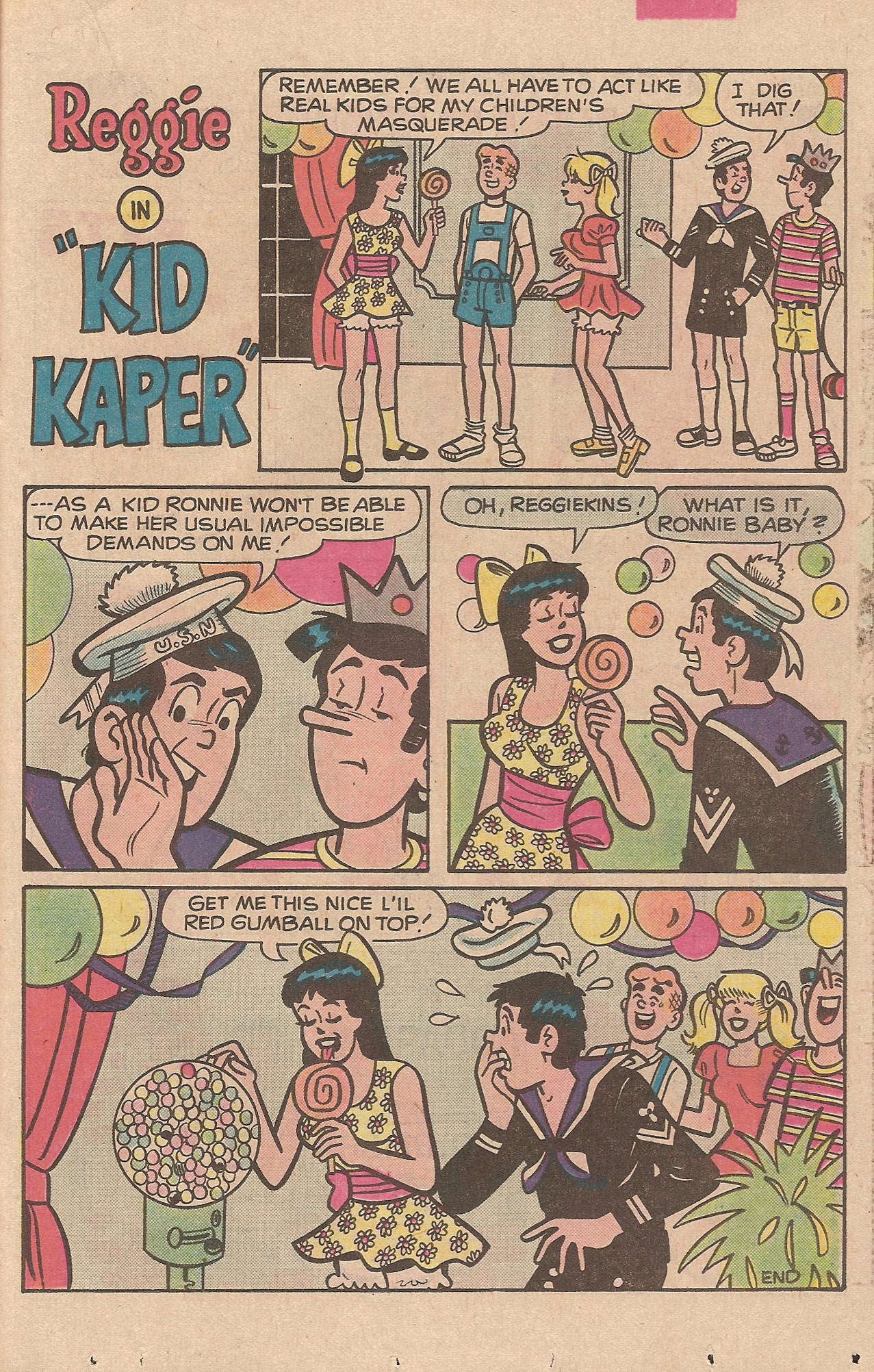 Read online Reggie's Wise Guy Jokes comic -  Issue #55 - 23