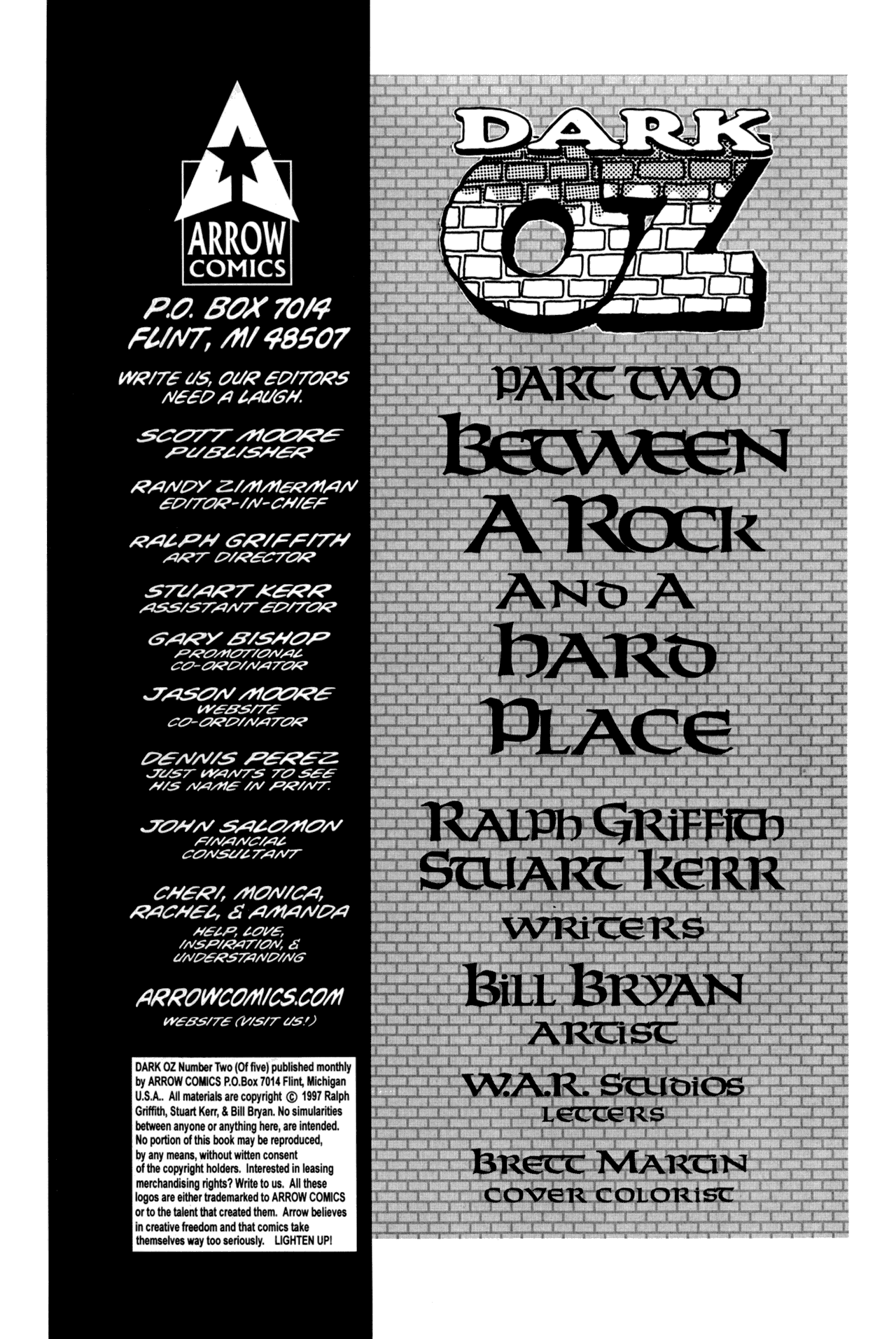 Read online Dark Oz comic -  Issue #2 - 2