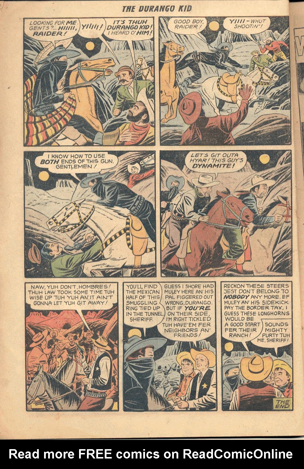 Read online Charles Starrett as The Durango Kid comic -  Issue #20 - 10