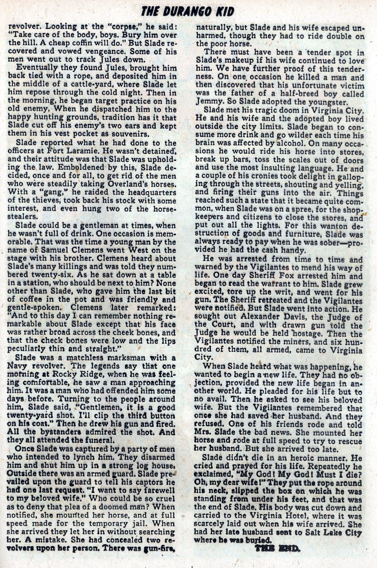 Read online Charles Starrett as The Durango Kid comic -  Issue #11 - 25