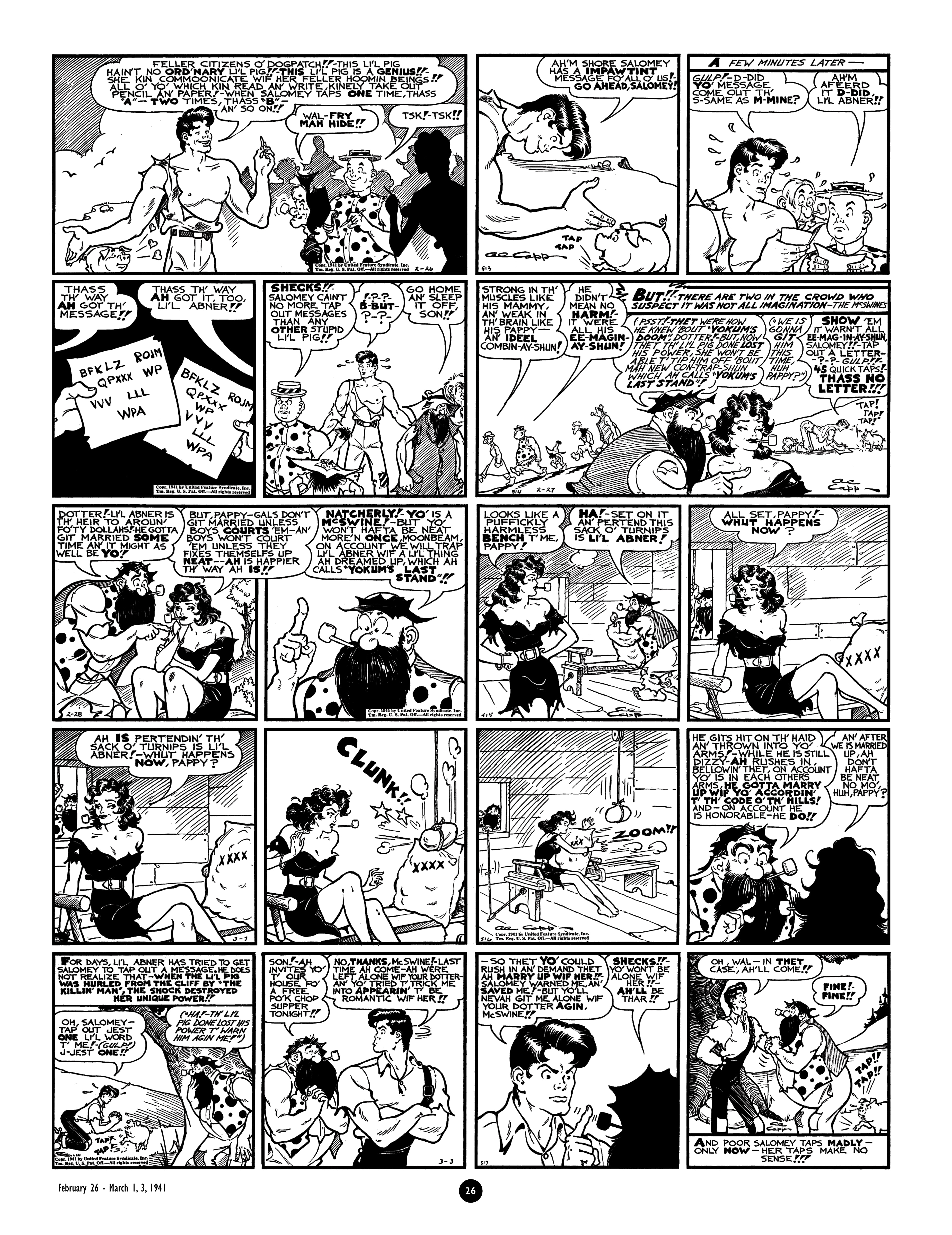 Read online Al Capp's Li'l Abner Complete Daily & Color Sunday Comics comic -  Issue # TPB 4 (Part 1) - 27