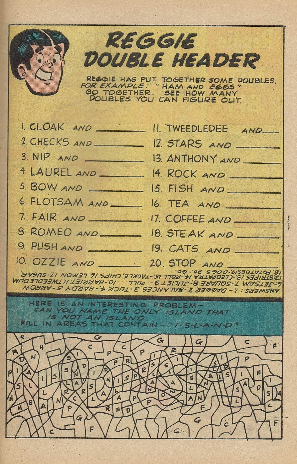 Read online Reggie's Wise Guy Jokes comic -  Issue #35 - 31