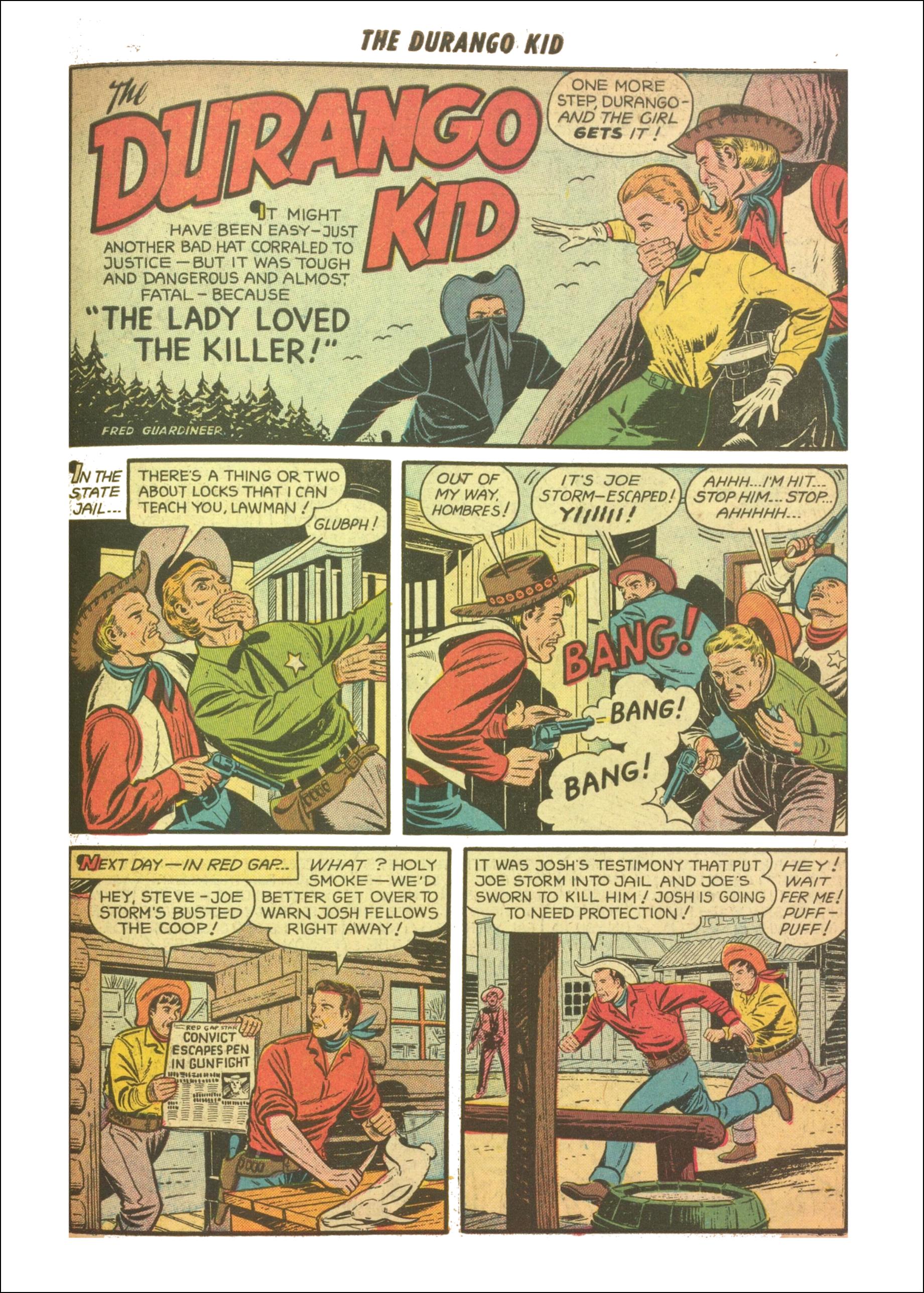 Read online Charles Starrett as The Durango Kid comic -  Issue #28 - 27