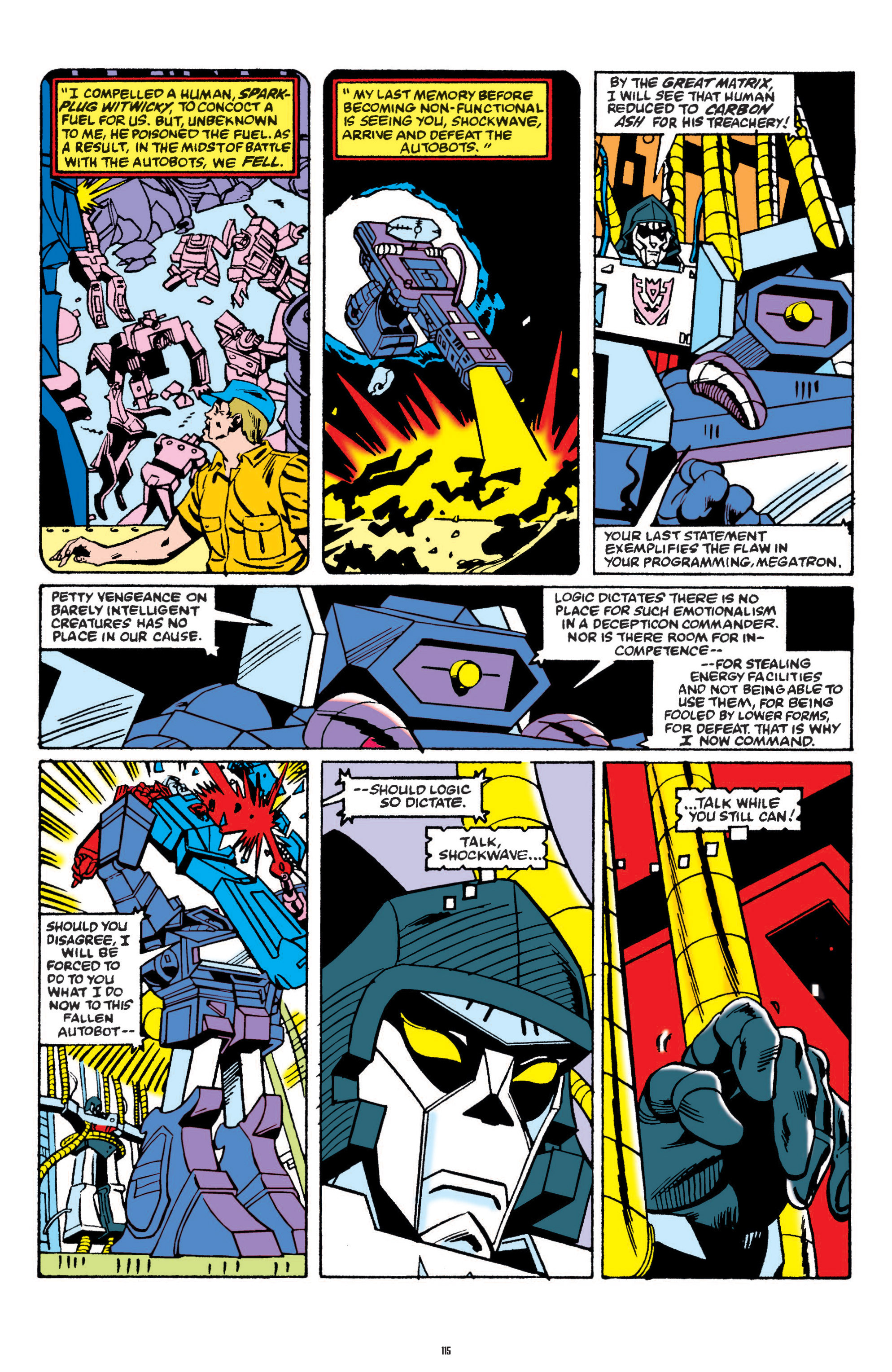 Read online The Transformers Classics comic -  Issue # TPB 1 - 116