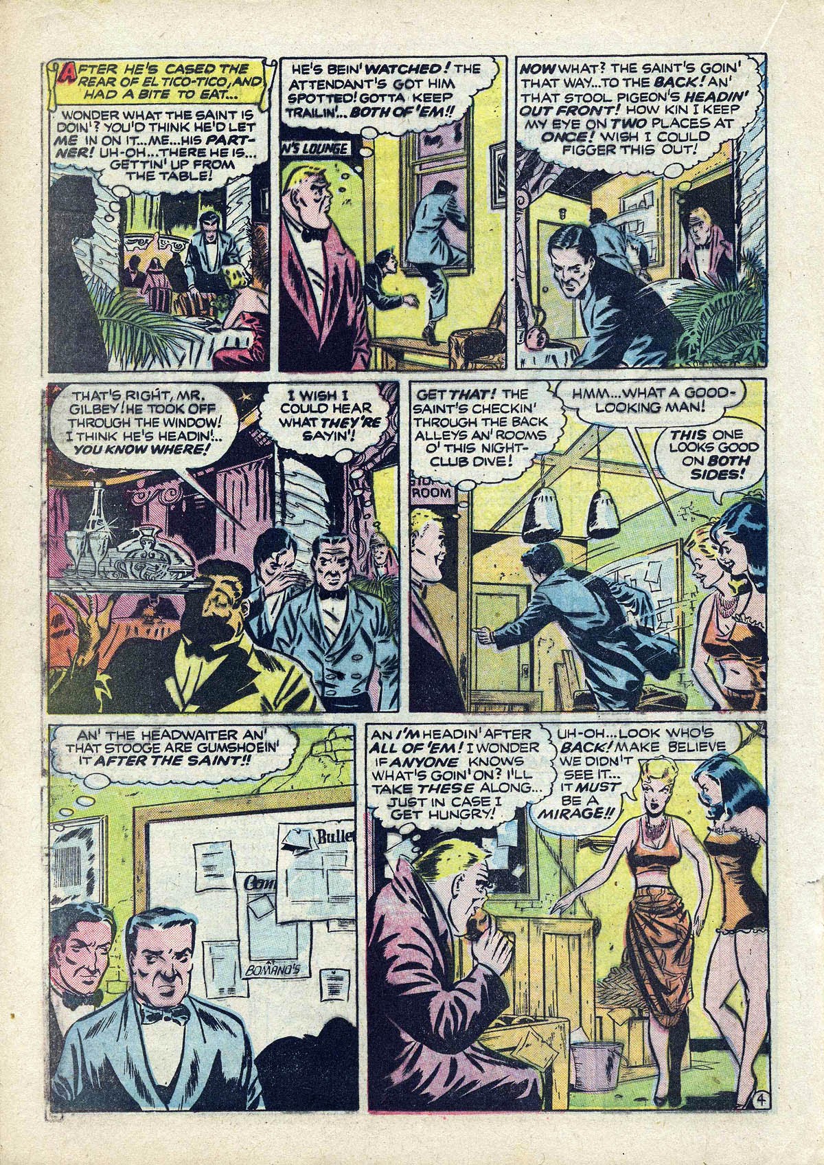 Read online The Saint (1947) comic -  Issue #6 - 32