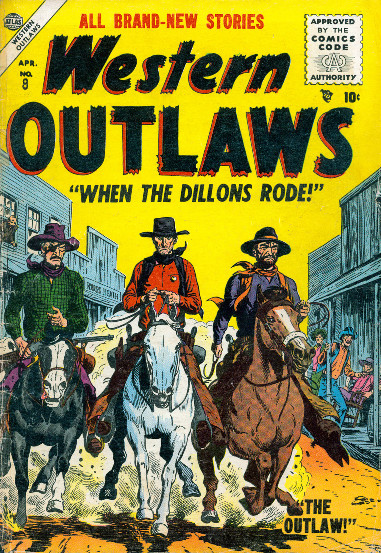 Read online Western Outlaws (1954) comic -  Issue #8 - 1