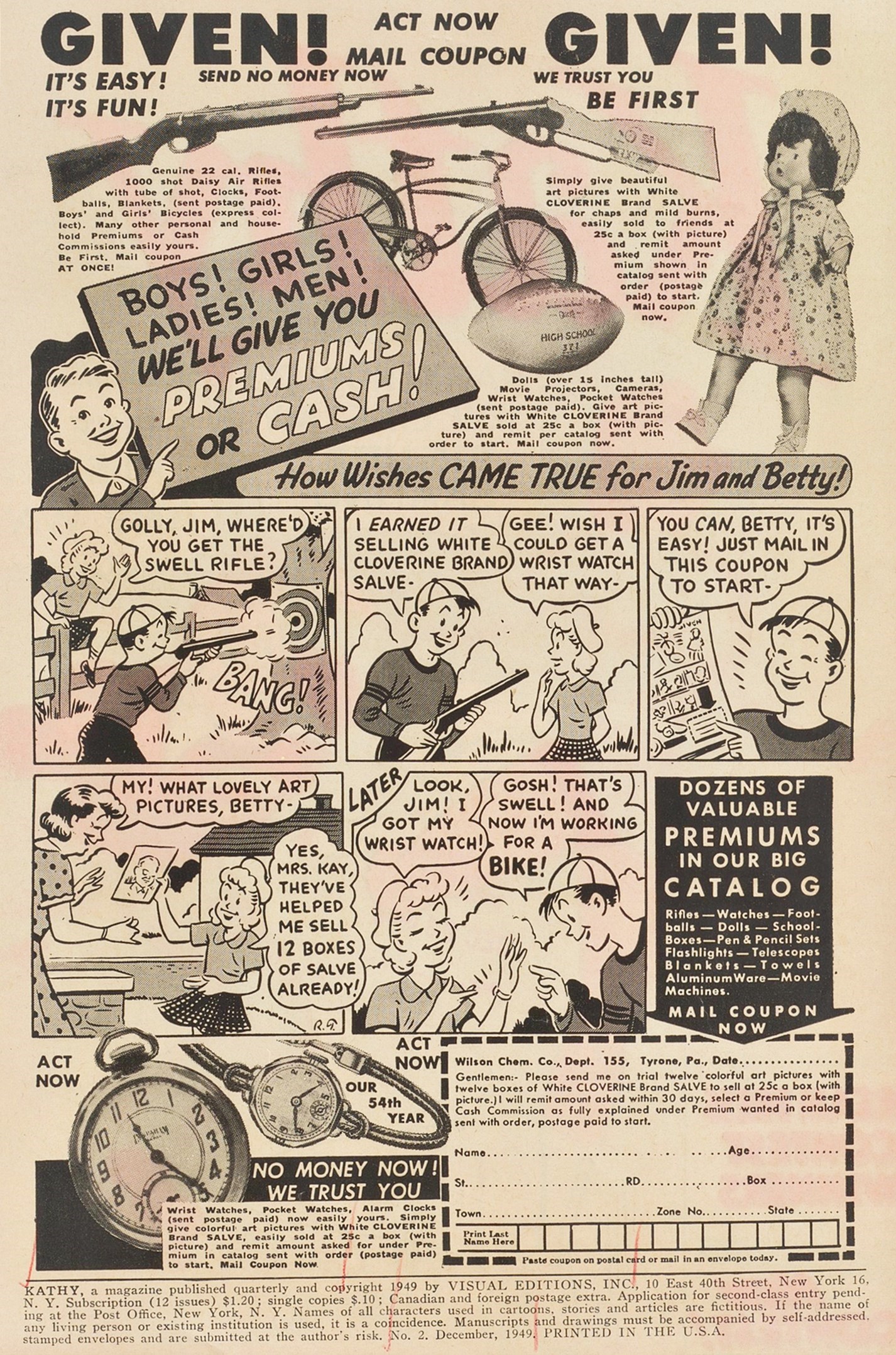 Read online Kathy (1949) comic -  Issue #2 - 2