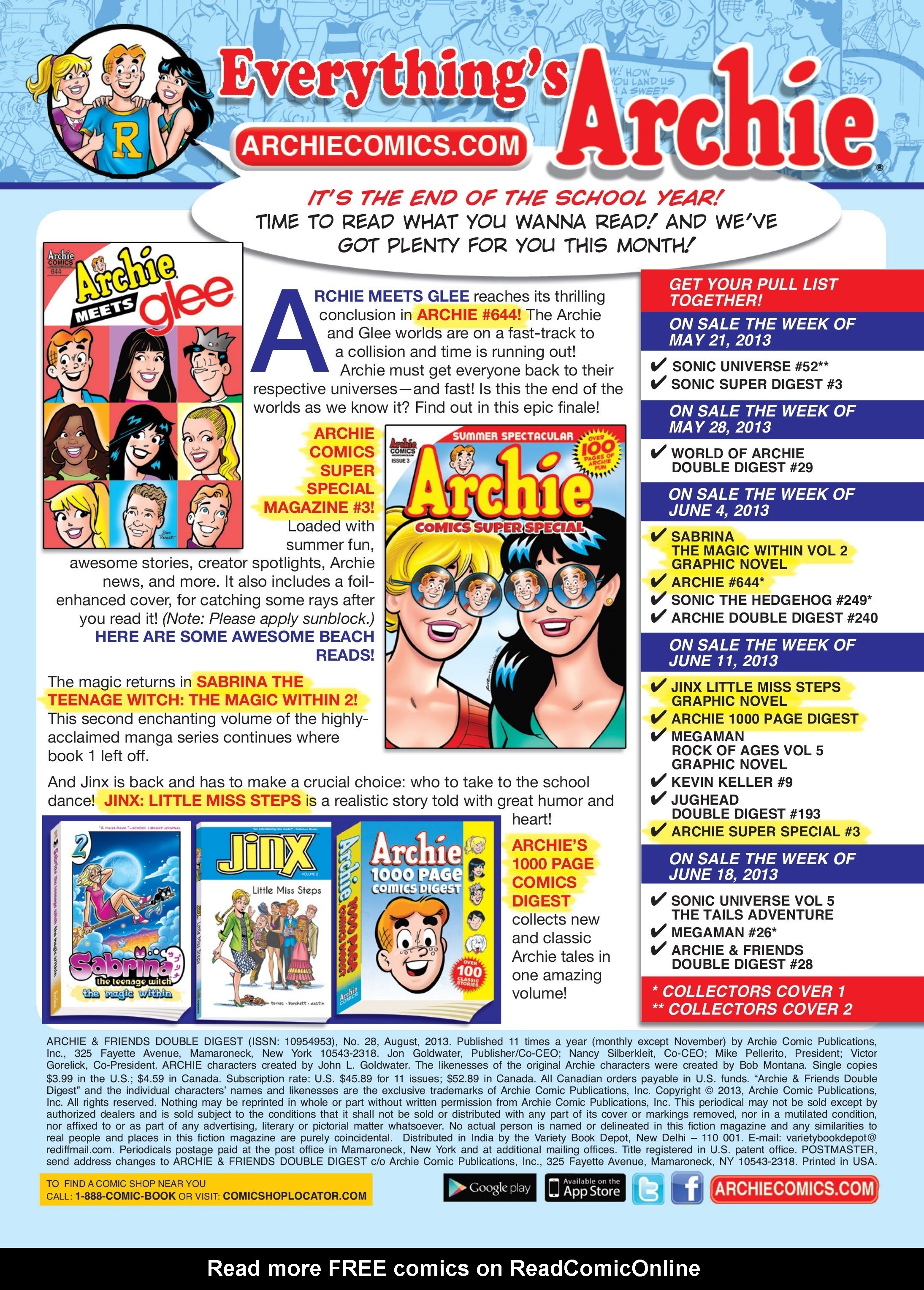 Read online Archie & Friends Double Digest comic -  Issue #28 - 149