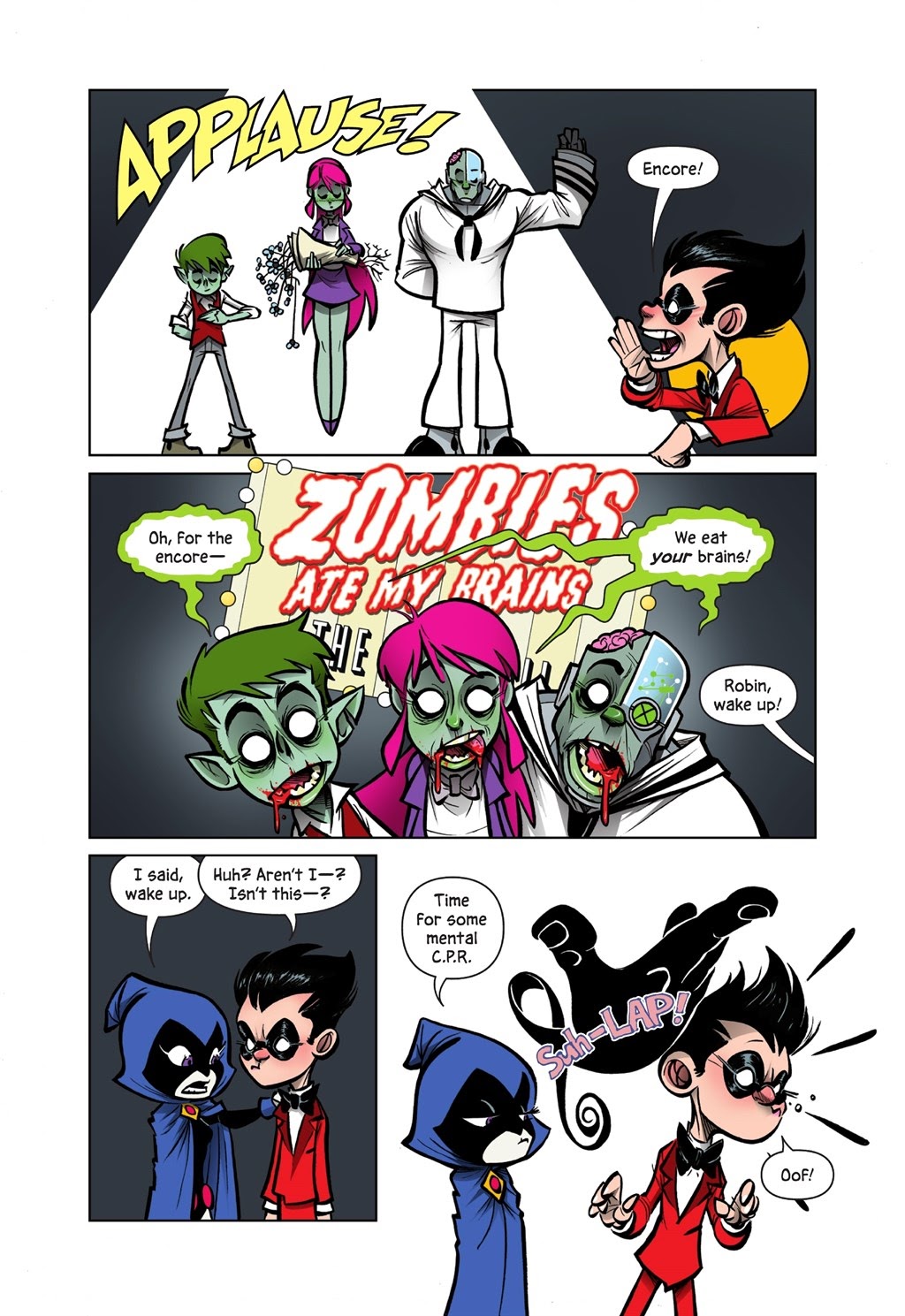 Read online Teen Titans Go! Undead?! comic -  Issue # TPB (Part 2) - 12