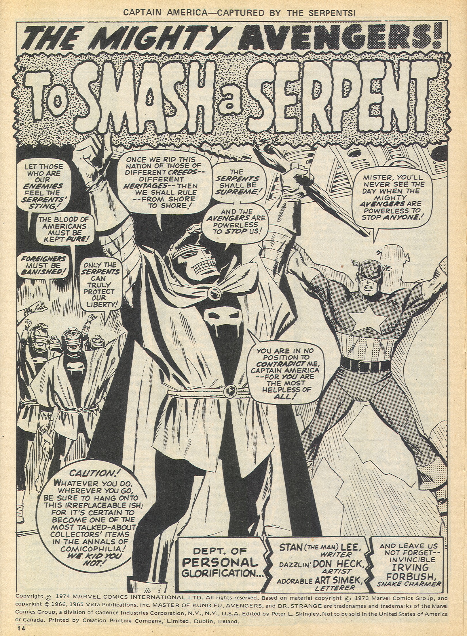 Read online The Avengers (1973) comic -  Issue #32 - 14