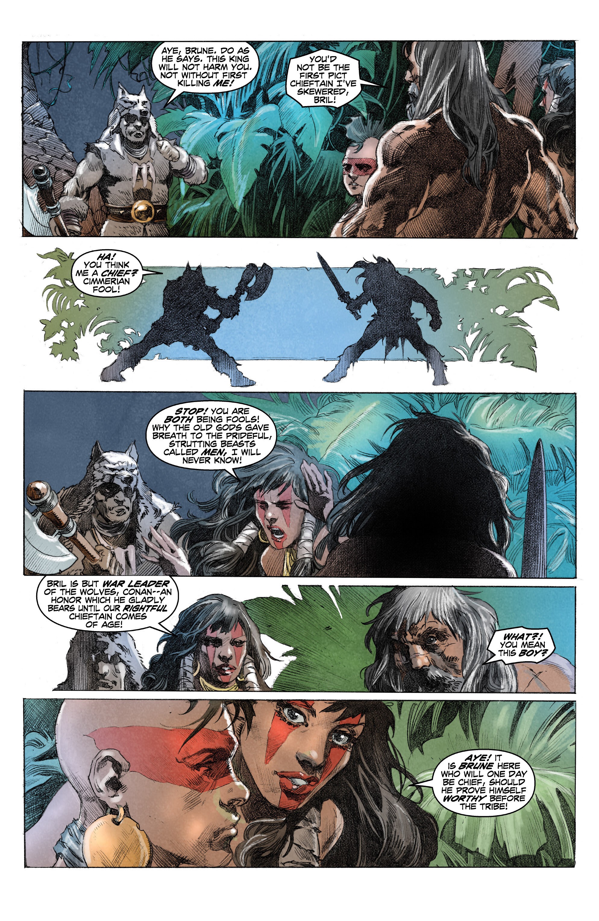 Read online King Conan Chronicles Epic Collection comic -  Issue # Wolves And Dragons (Part 4) - 35