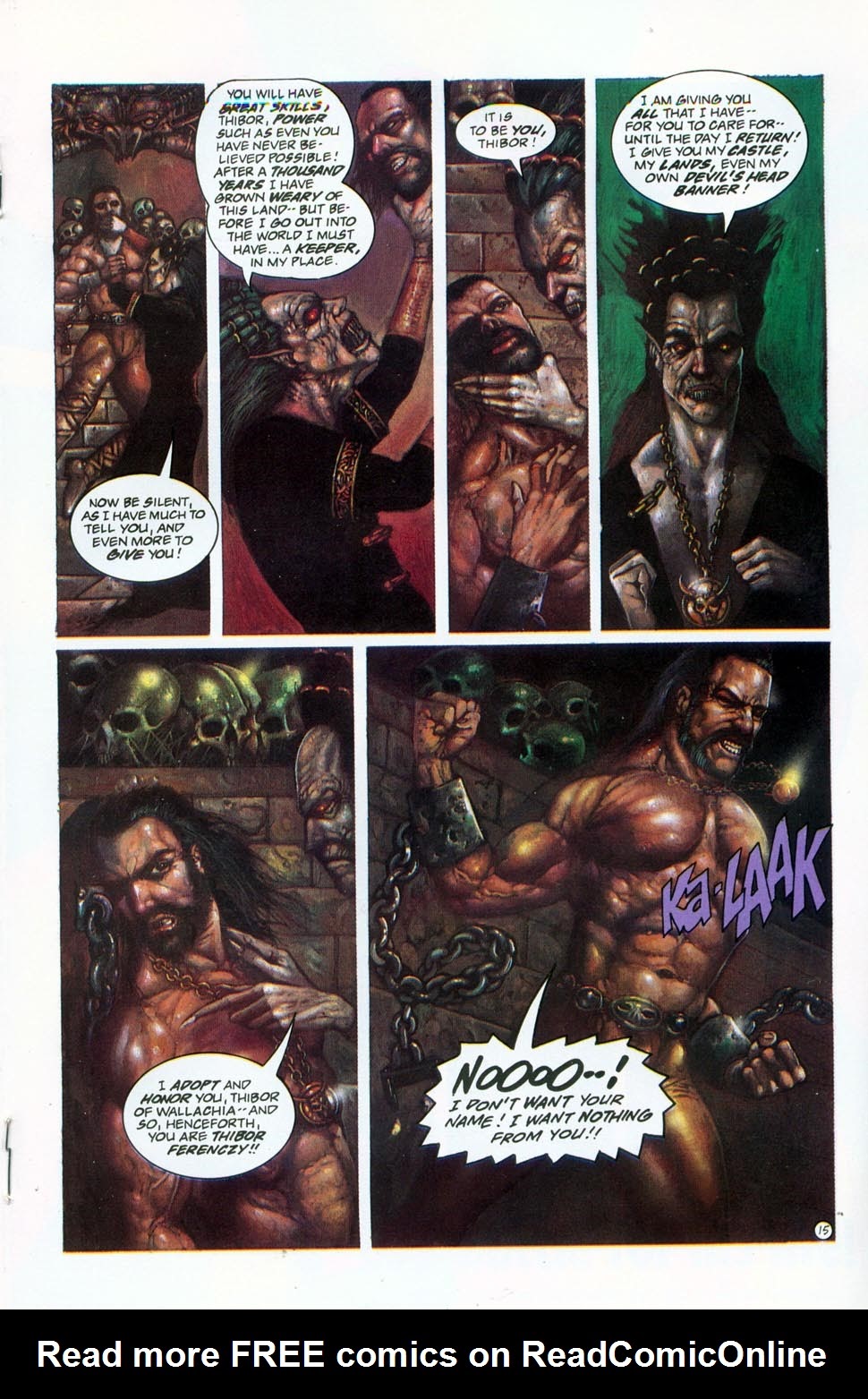 Read online Necroscope Book II: Wamphyri comic -  Issue #2 - 17