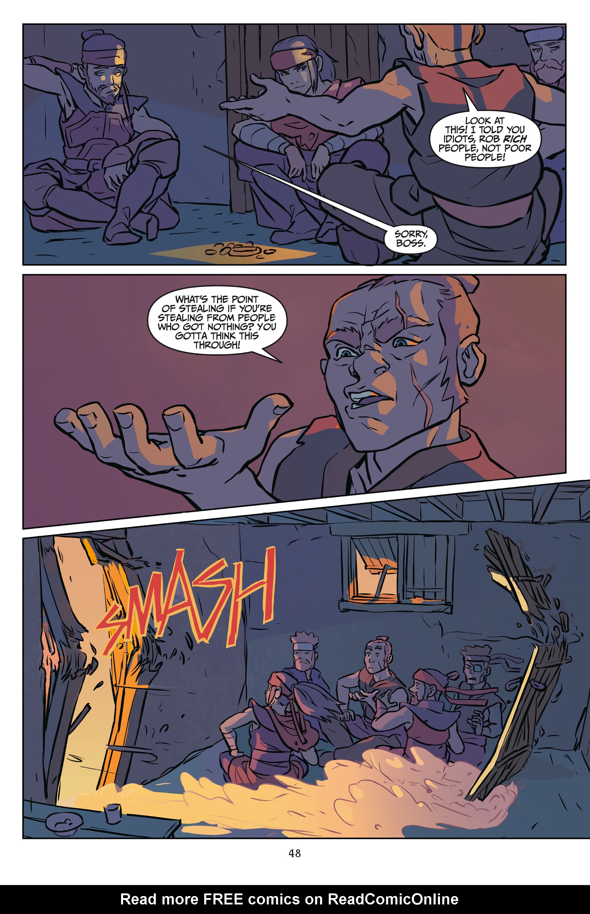 Read online Nickelodeon Avatar: The Last Airbender - Imbalance comic -  Issue # _Omnibus (Part 1) - 49