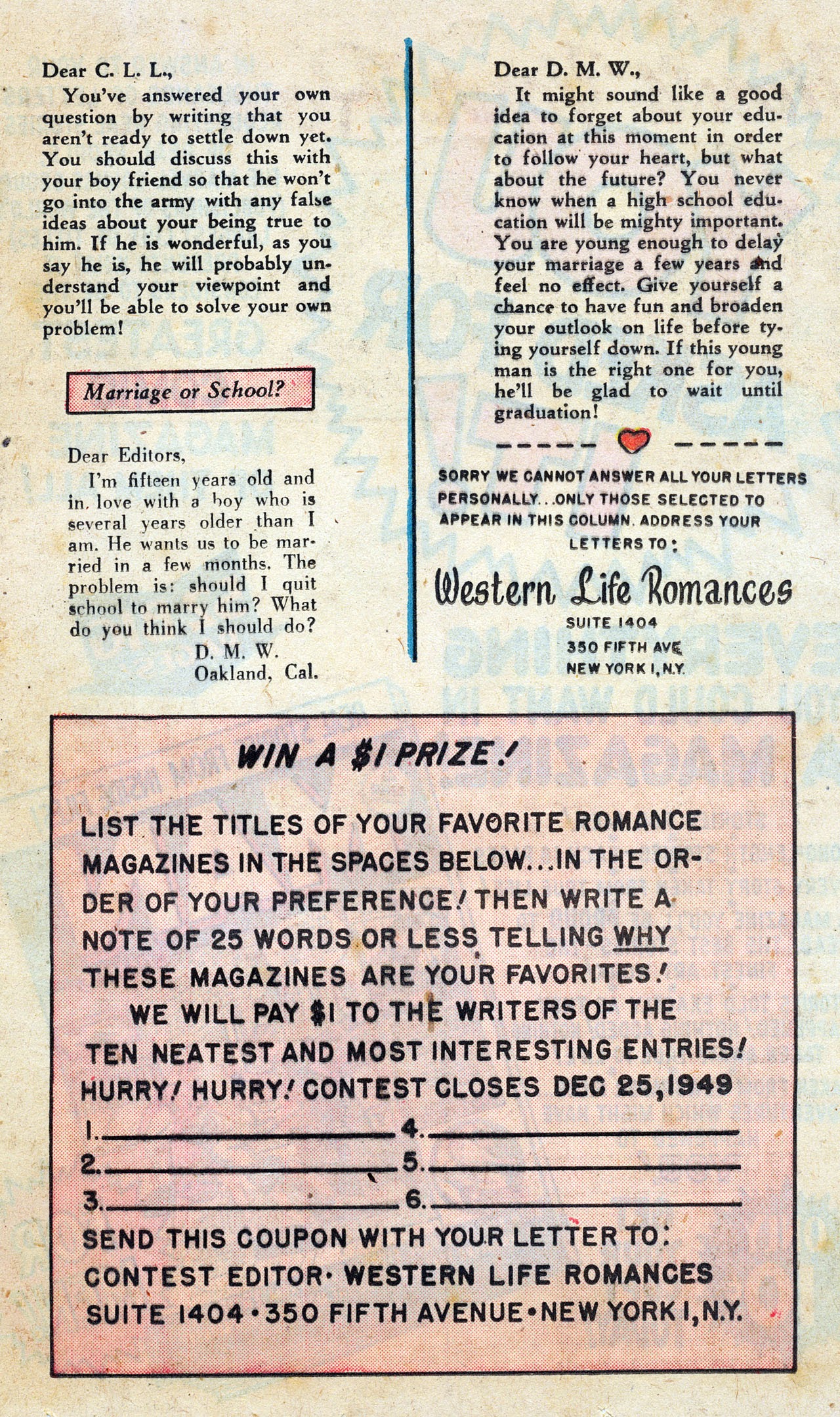 Read online Western Life Romances comic -  Issue #1 - 37
