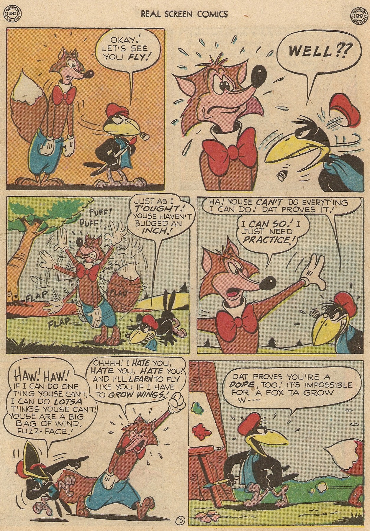 Read online Real Screen Comics comic -  Issue #36 - 5