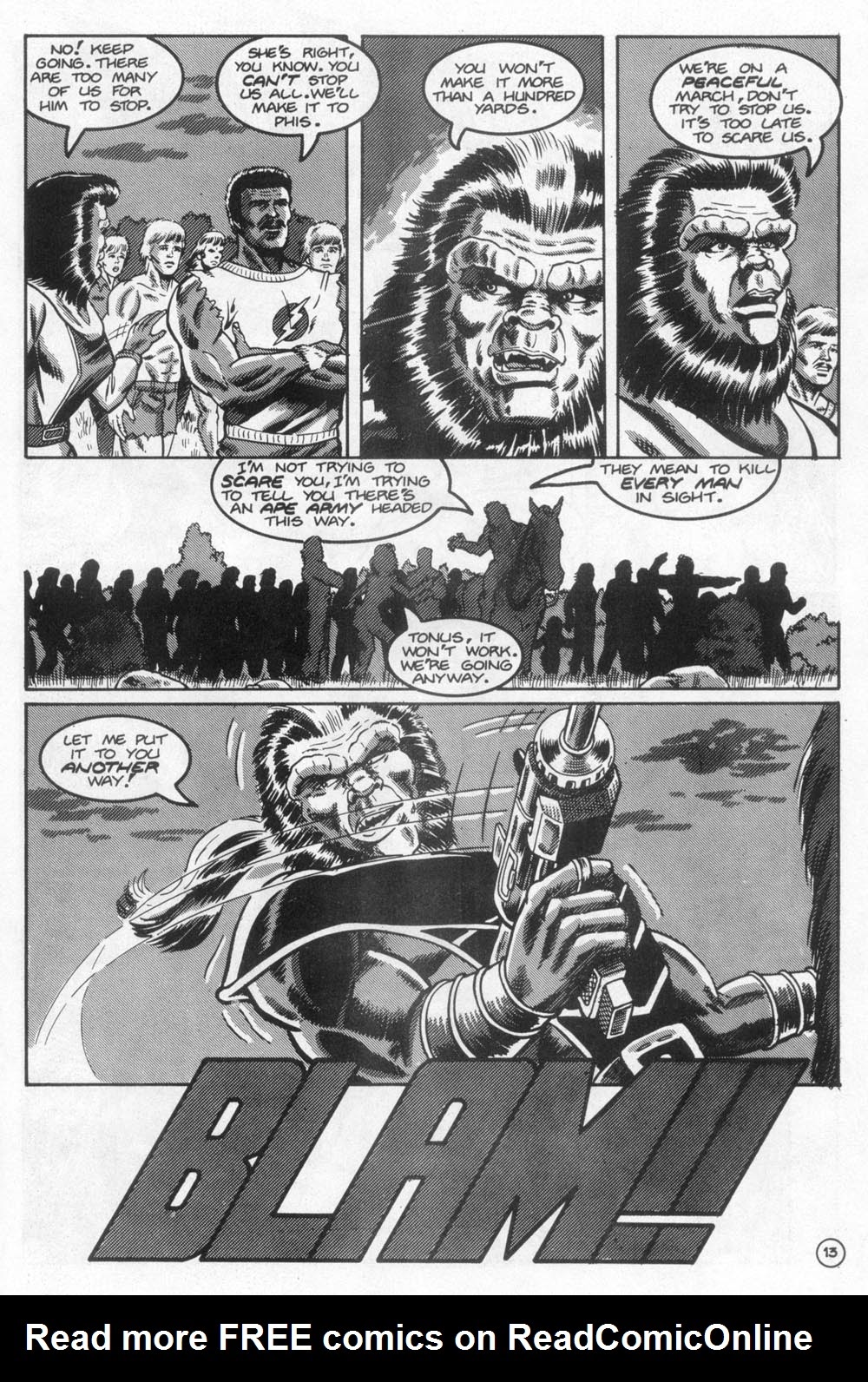 Read online Planet of the Apes: Blood of the Apes comic -  Issue #4 - 14