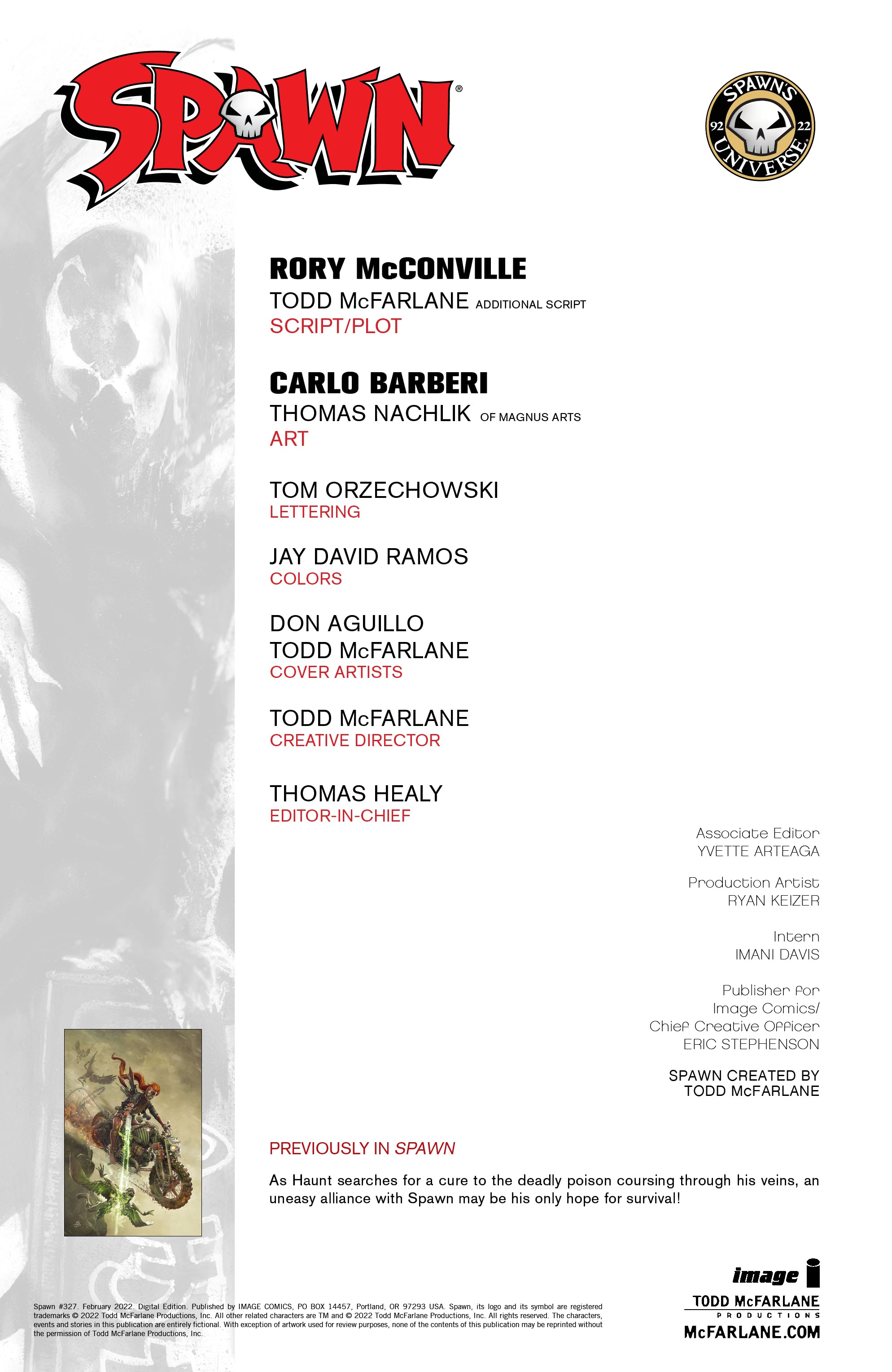 Read online Spawn comic -  Issue #327 - 2