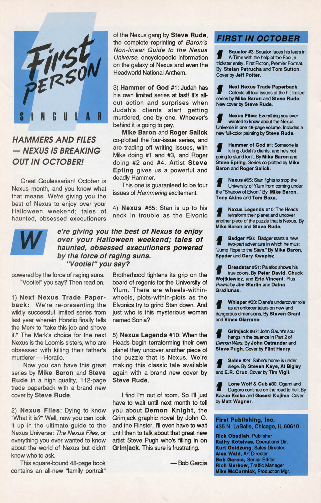 Read online Grimjack comic -  Issue #67 - 14
