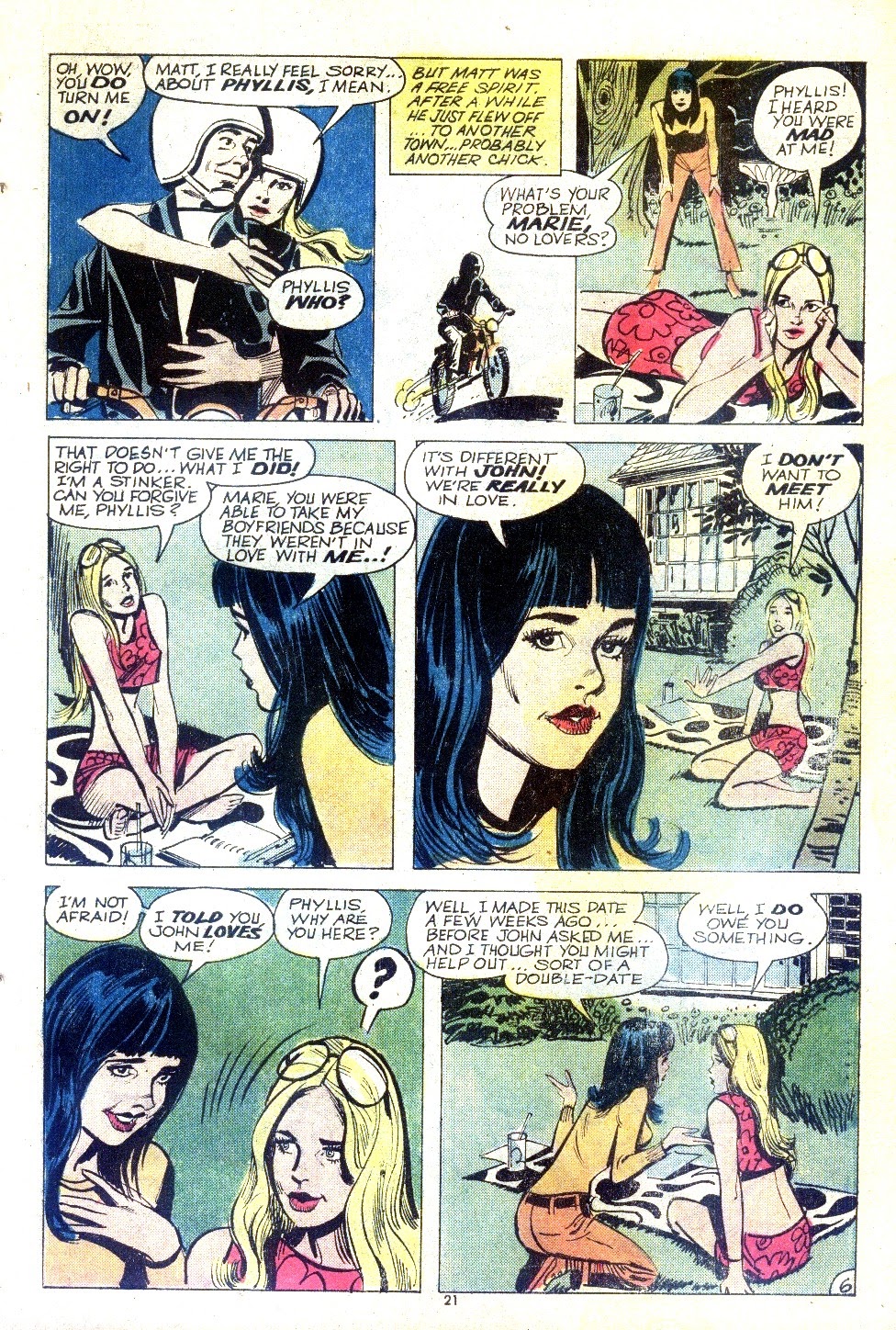 Read online Young Love (1963) comic -  Issue #109 - 21