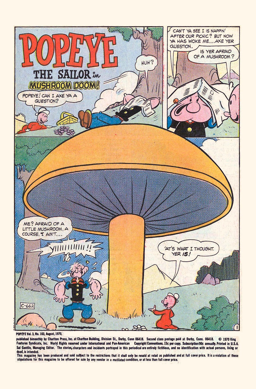 Read online Popeye (1948) comic -  Issue #104 - 3