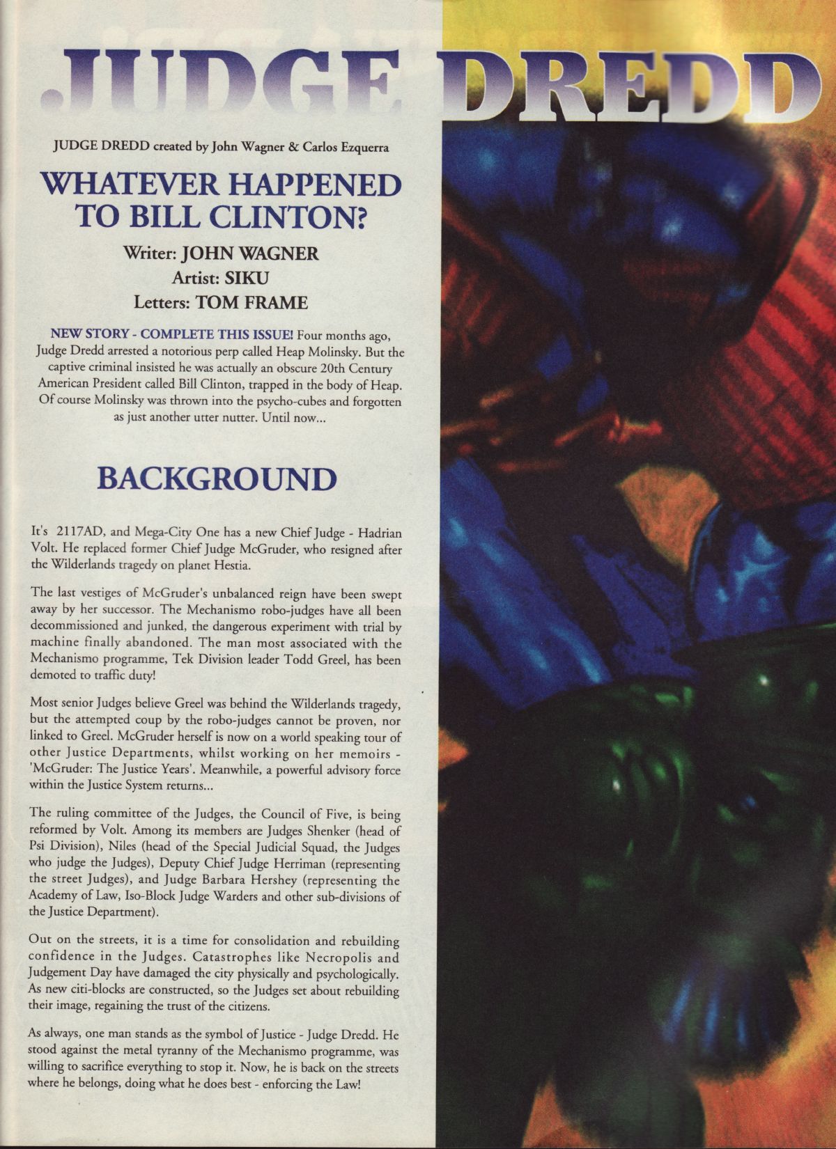 Read online Judge Dredd: The Megazine (vol. 2) comic -  Issue #81 - 4