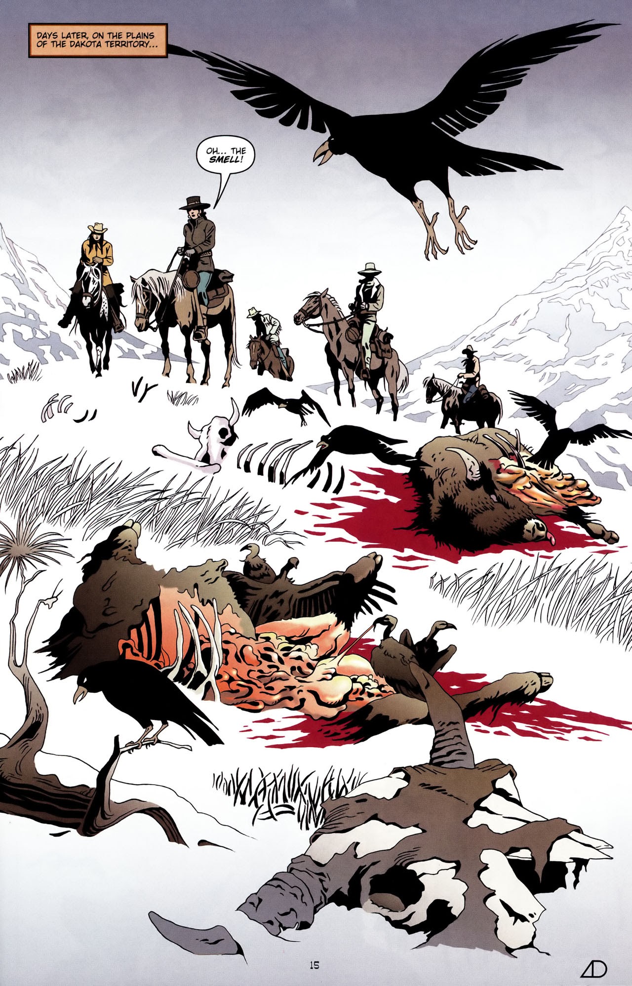 Read online Desperadoes: Buffalo Dreams comic -  Issue #2 - 17