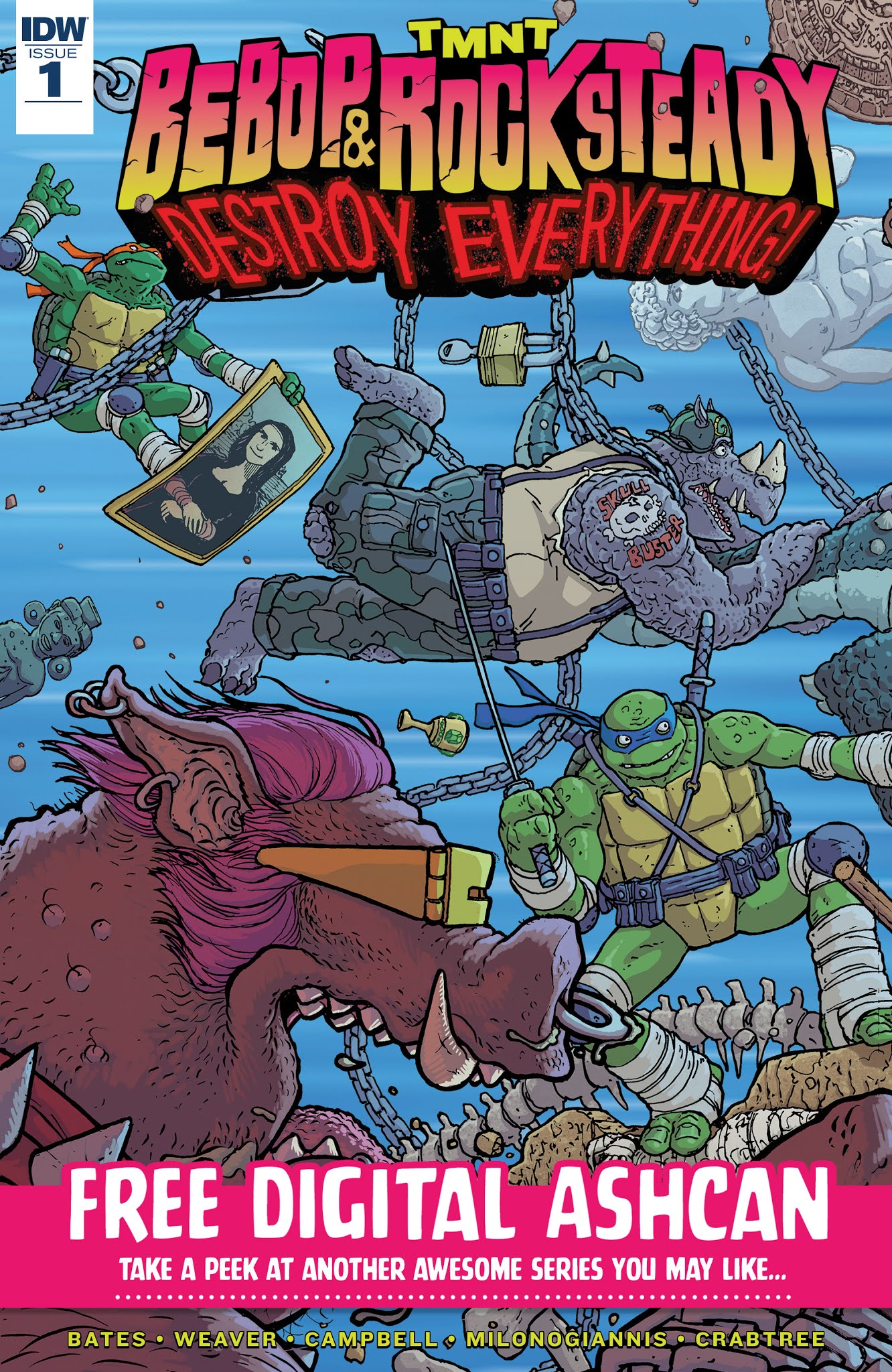 Read online Teenage Mutant Ninja Turtles: Bebop & Rocksteady Hit the Road comic -  Issue #1 - 22
