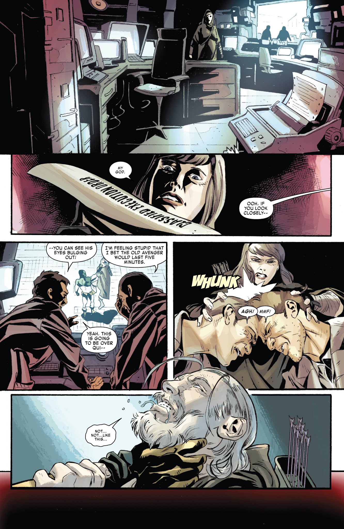 Read online Old Man Hawkeye comic -  Issue #11 - 12