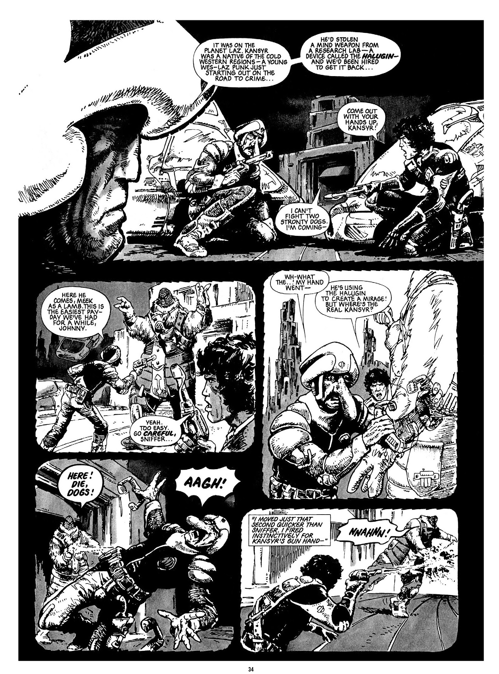 Read online Strontium Dog Search and Destroy: The Starlord Years comic -  Issue # TPB - 34