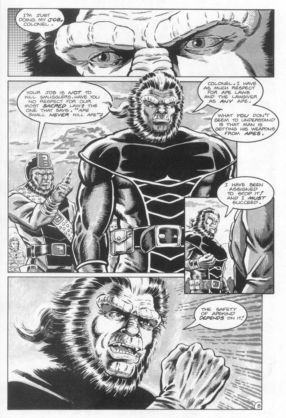 Read online Planet of the Apes: Blood of the Apes comic -  Issue #1 - 9