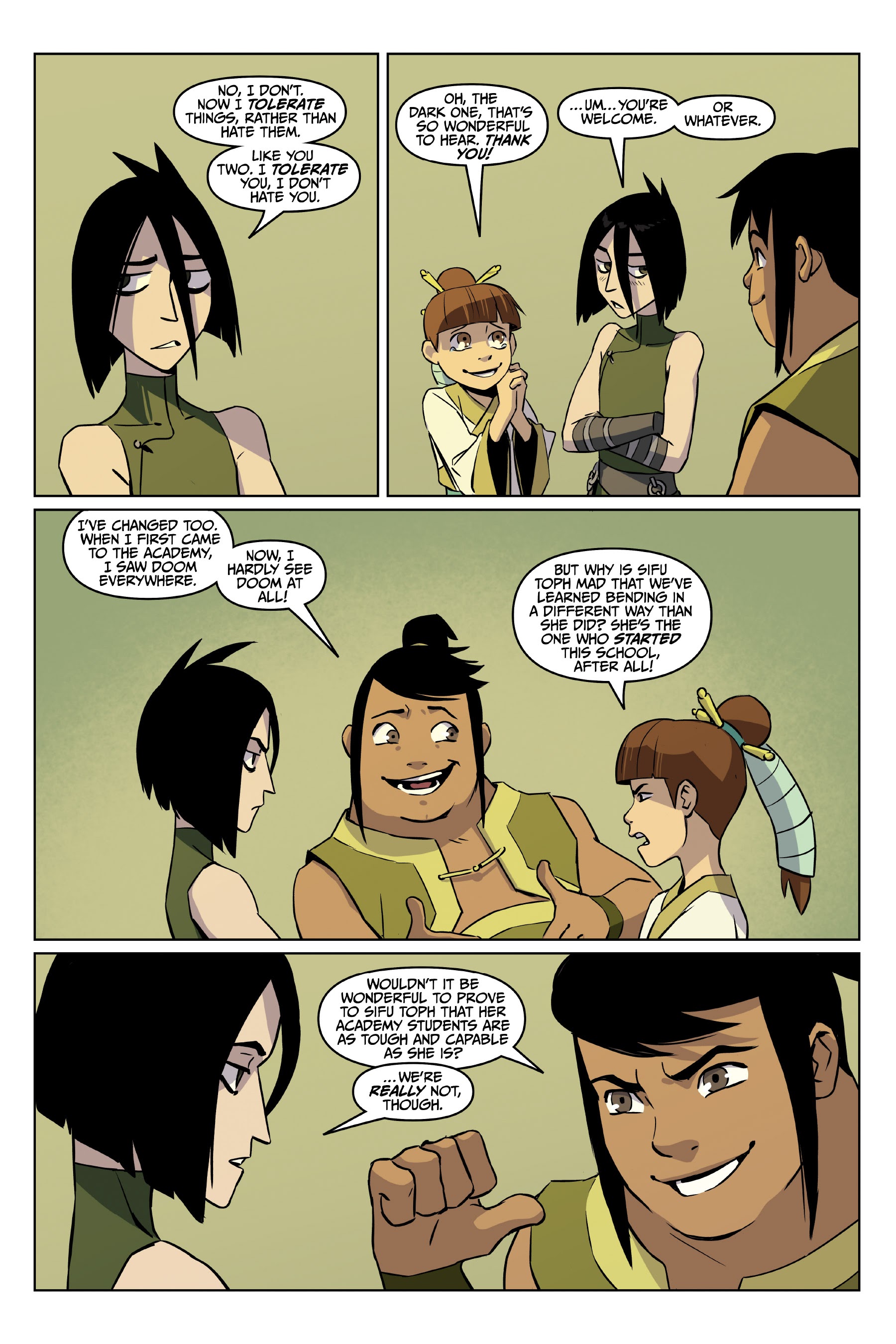 Read online Nickelodeon Avatar: The Last Airbender - Toph Beifong's Metalbending Academy comic -  Issue # TPB - 29