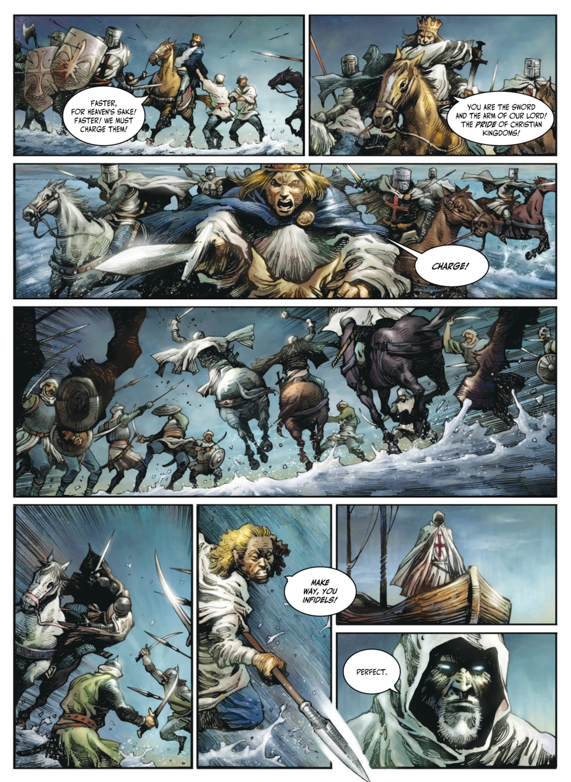 Read online Crusades comic -  Issue #3 - 16