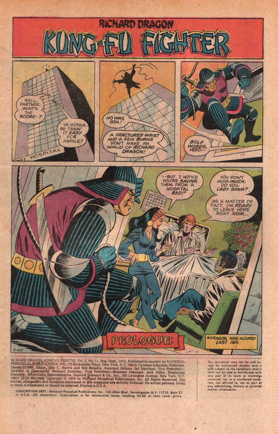 Read online Richard Dragon, Kung-Fu Fighter comic -  Issue #11 - 3