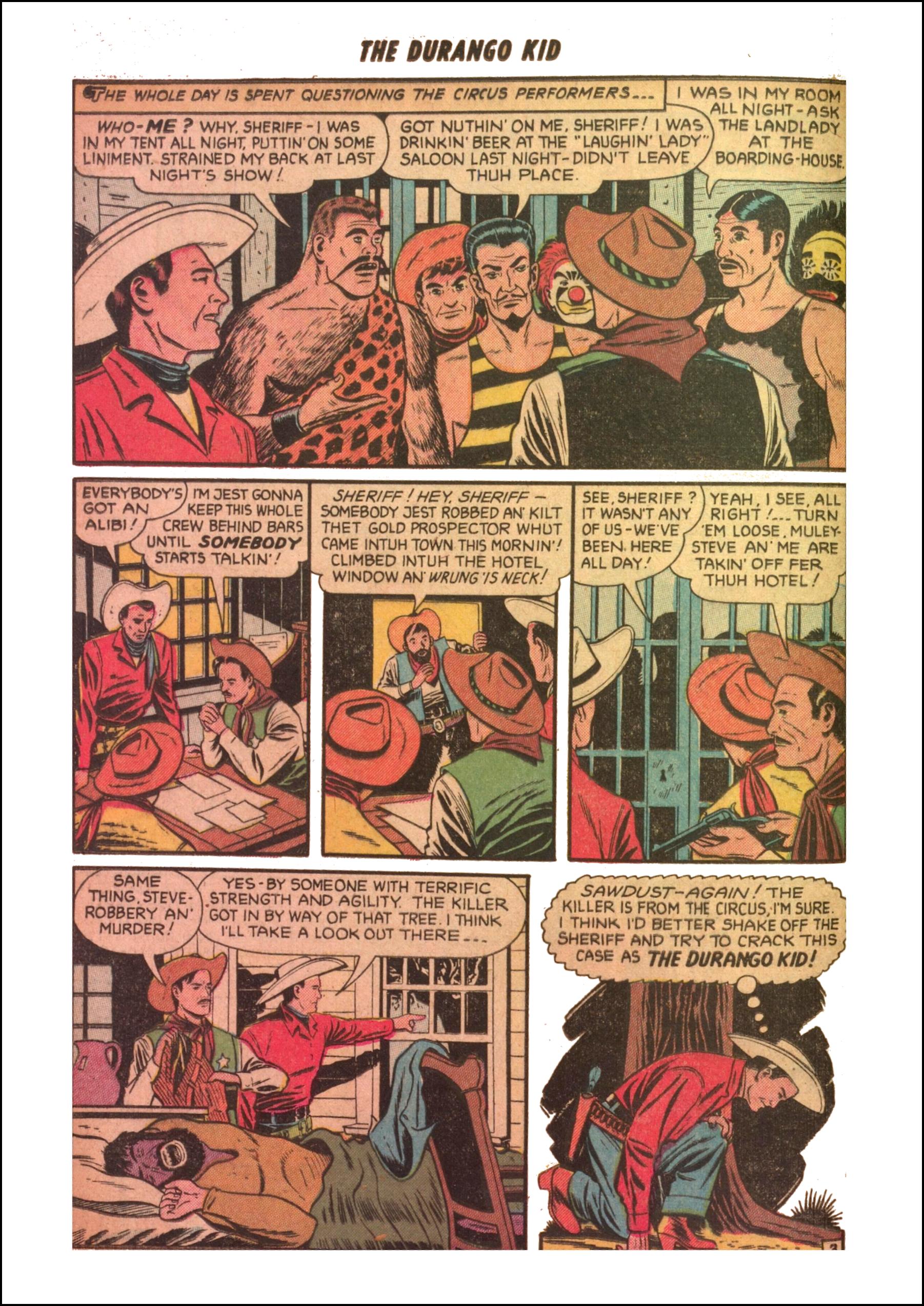Read online Charles Starrett as The Durango Kid comic -  Issue #21 - 12