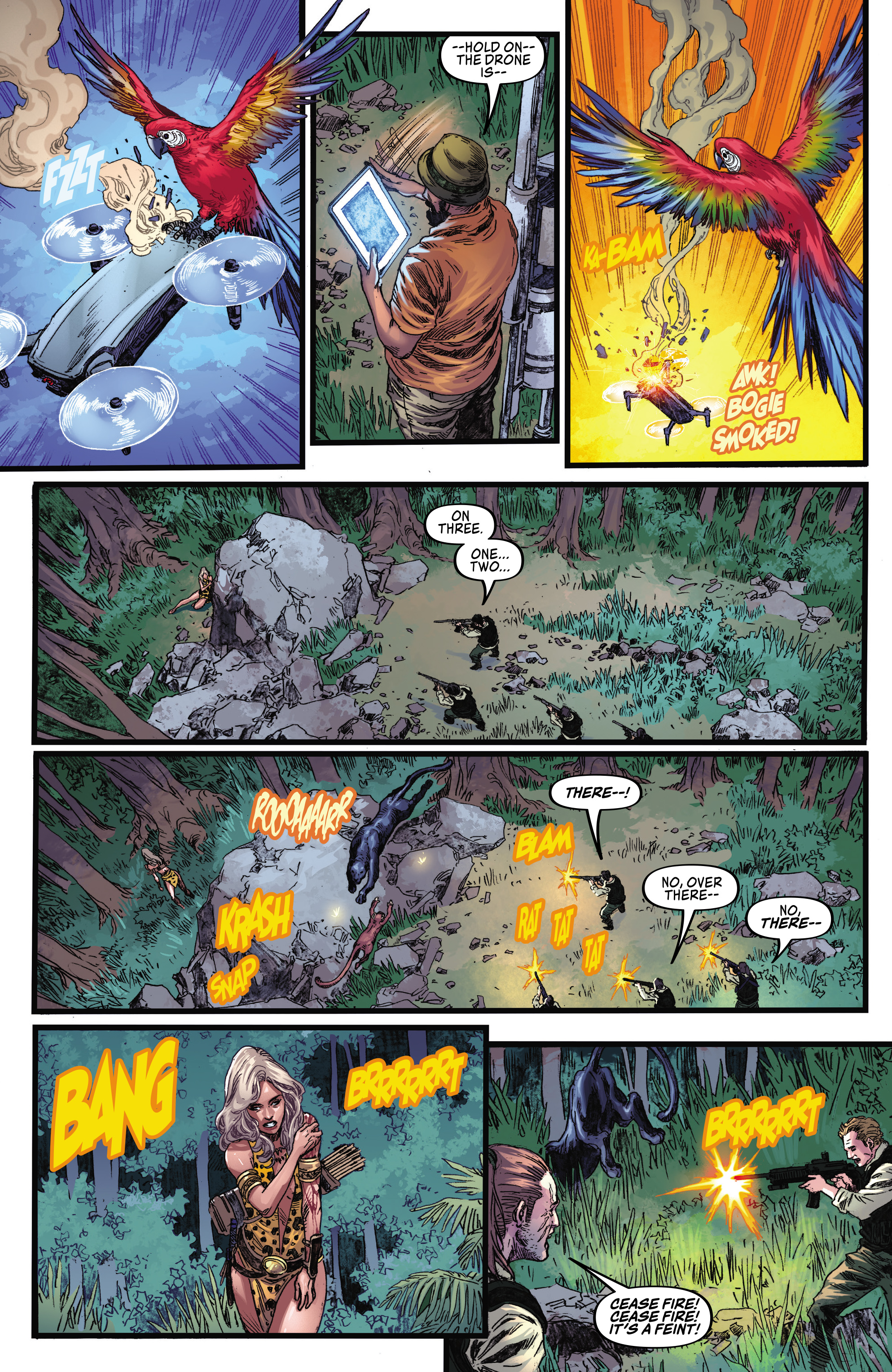 Read online Sheena Queen of the Jungle: Fatal Exams comic -  Issue #2 - 13