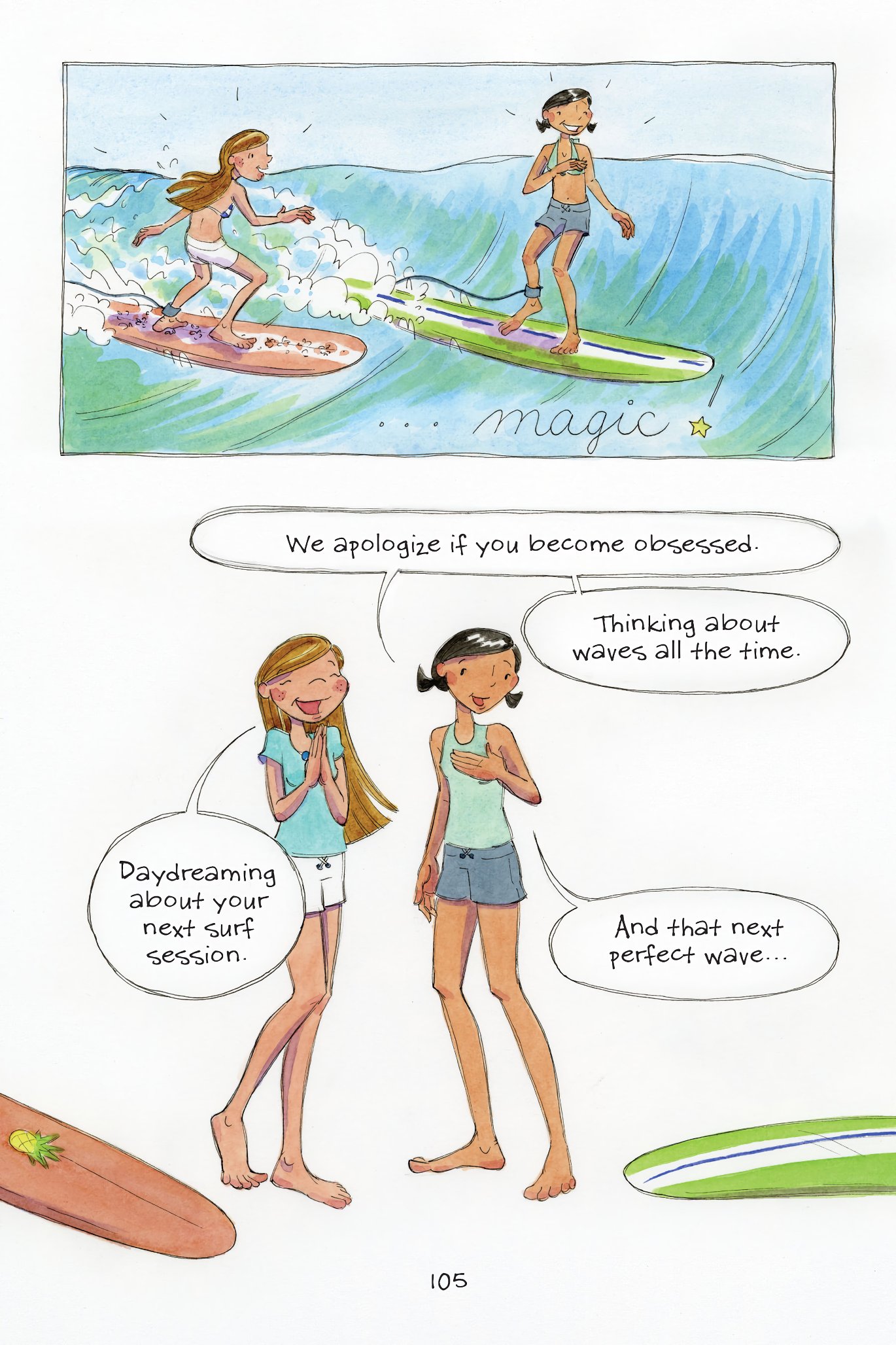 Read online The Science of Surfing: A Surfside Girls Guide to the Ocean comic -  Issue # TPB - 105