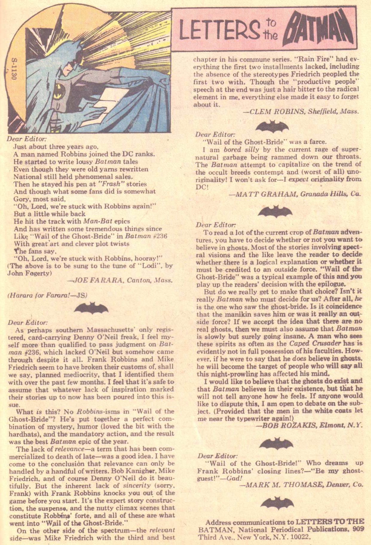Read online Batman (1940) comic -  Issue #240 - 49