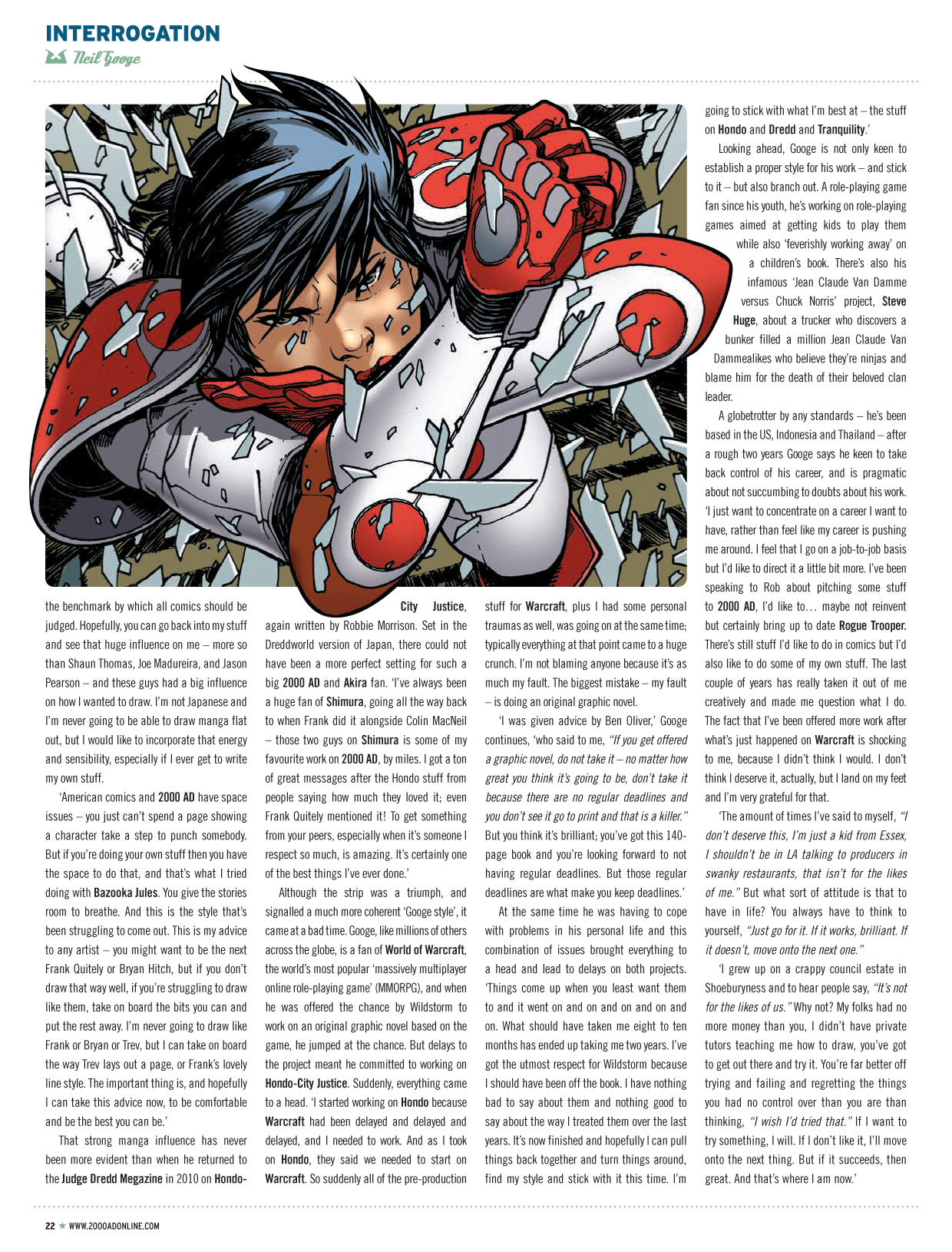 Read online Judge Dredd Megazine (Vol. 5) comic -  Issue #330 - 22