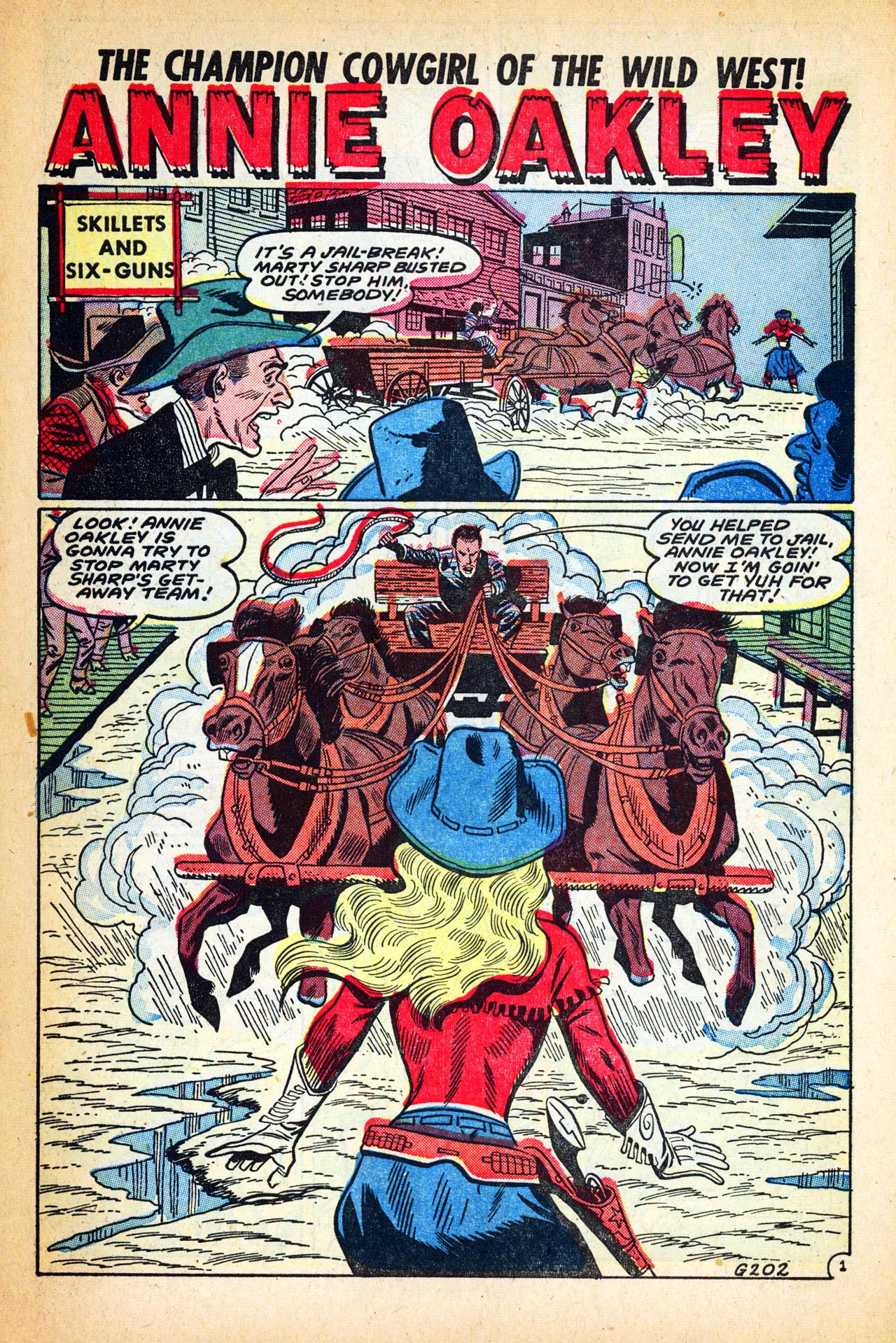 Read online Annie Oakley comic -  Issue #6 - 27