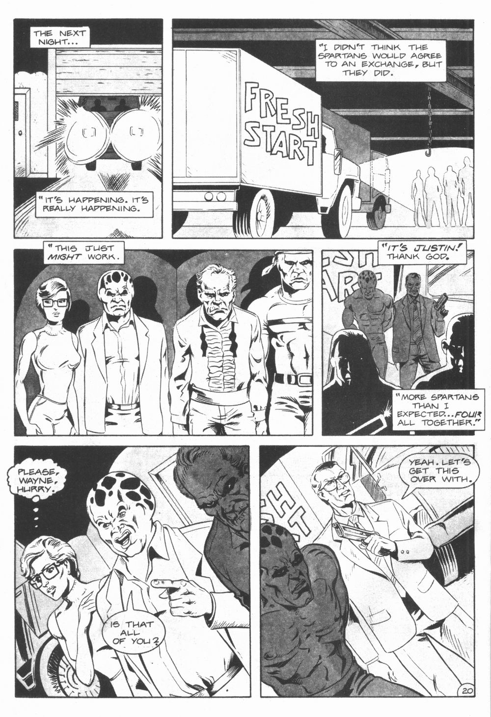 Read online Alien Nation: The Spartans comic -  Issue #4 - 22
