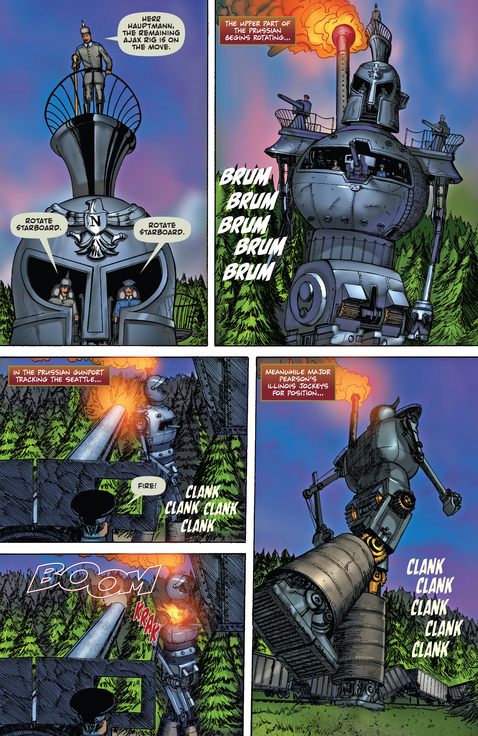 Read online Larry Blamire’s Steam Wars comic -  Issue #3 - 14