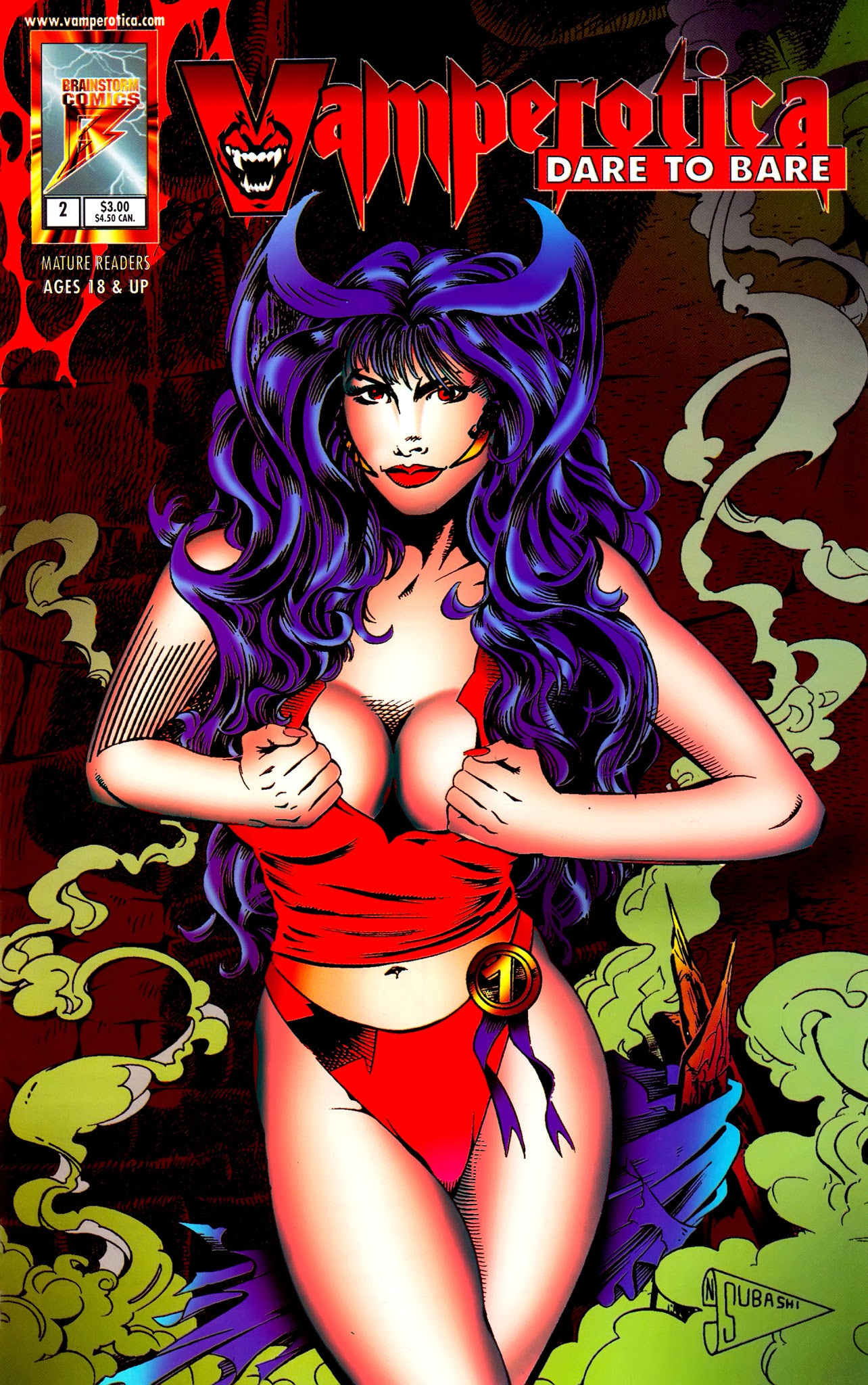Read online Vamperotica Dare to Bare comic -  Issue #2 - 1