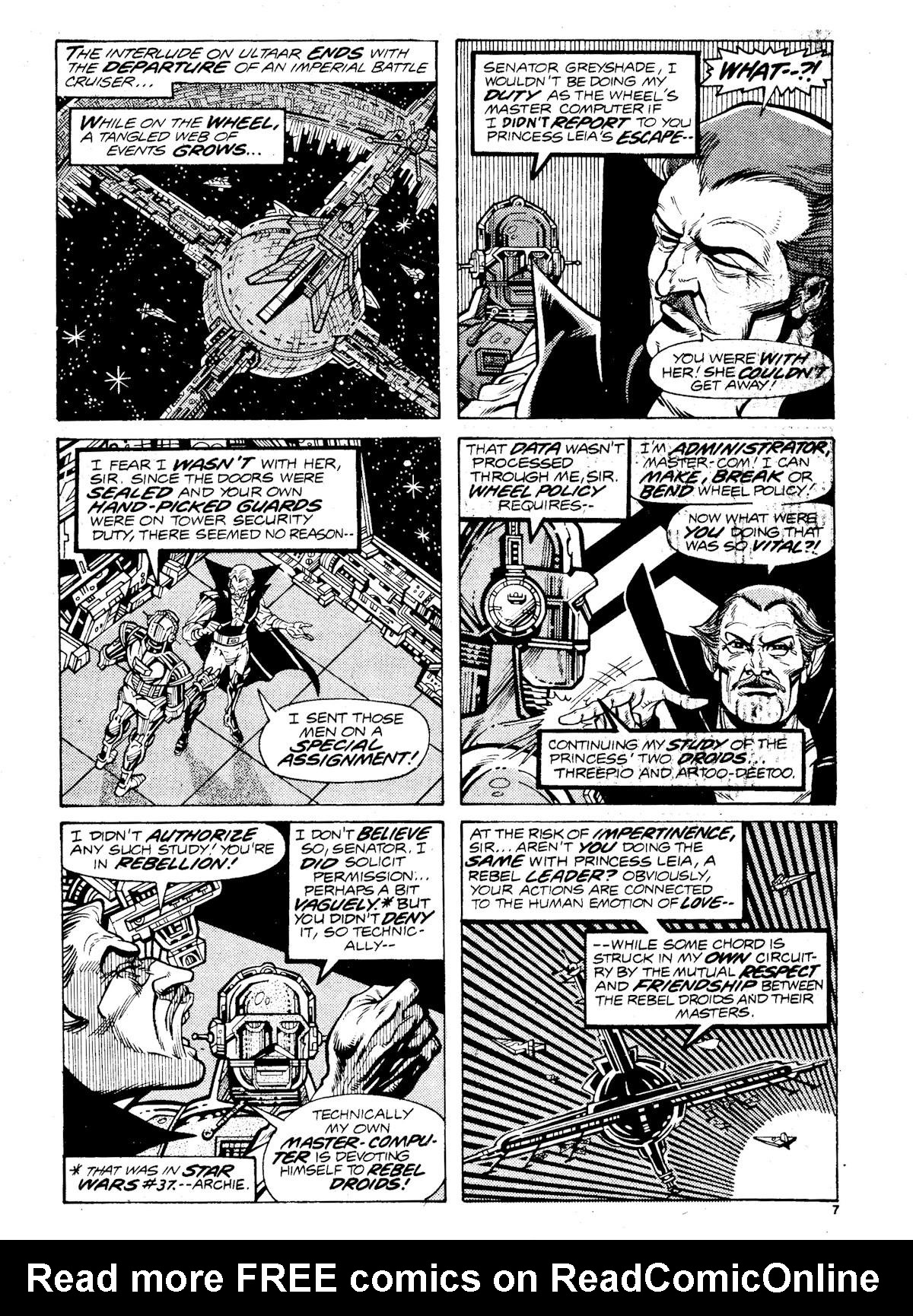 Read online Star Wars Weekly comic -  Issue #42 - 7