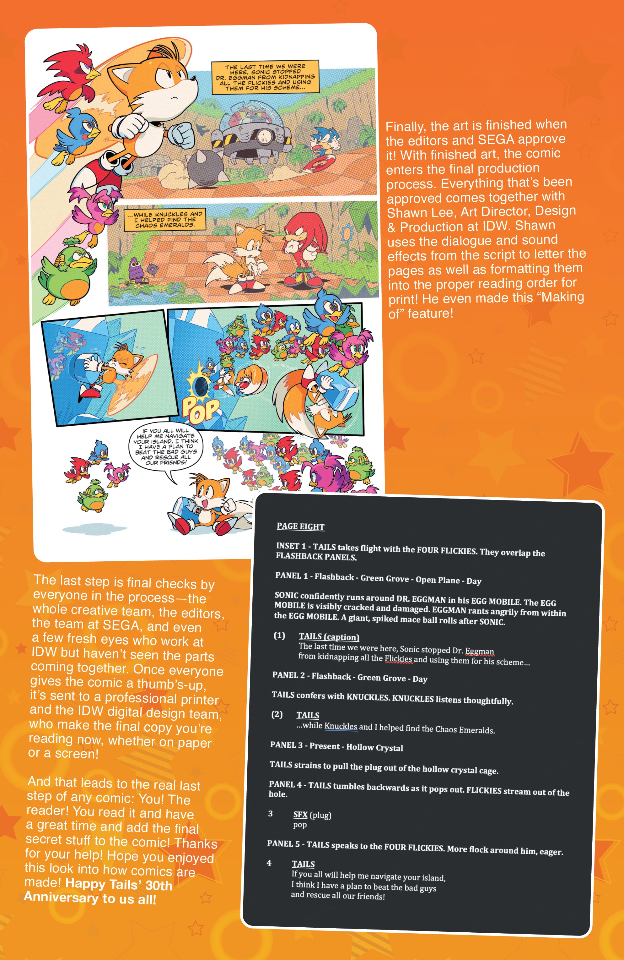 Read online Sonic The Hedgehog: Tails' 30th Anniversary Special comic -  Issue # Full - 43